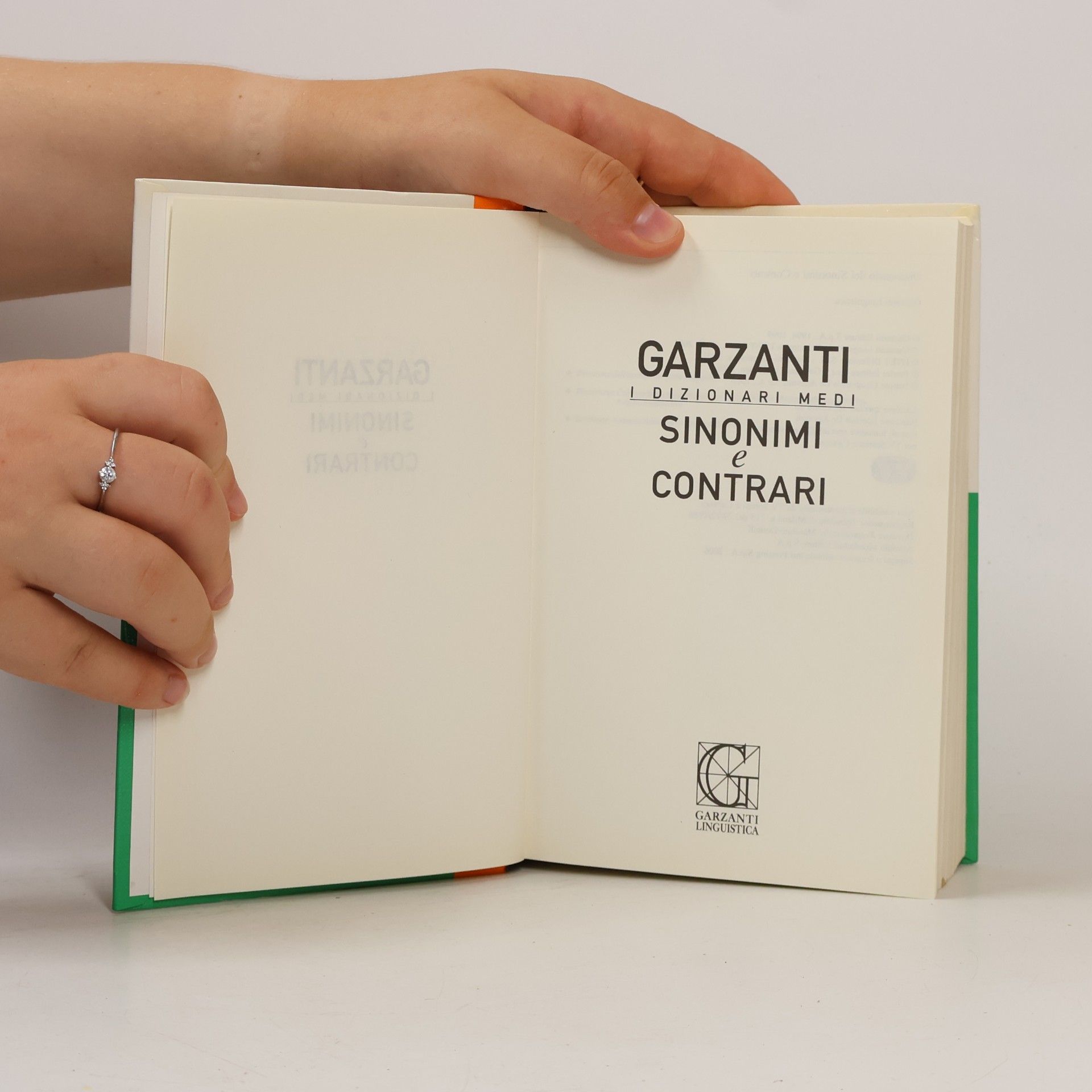 Various authors Dizionario Sinonimi e contrari