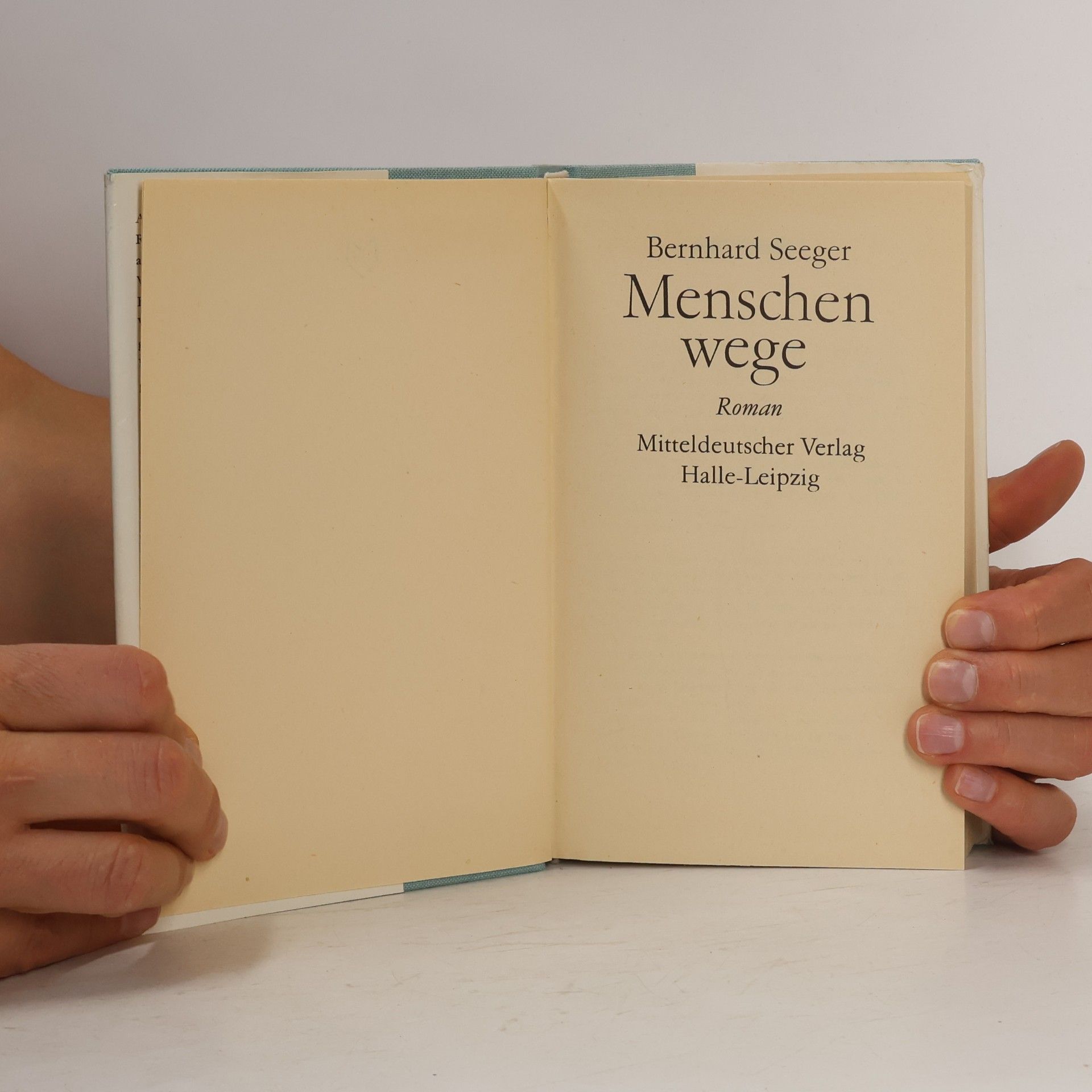 Bernhard Seeger Menschenwege