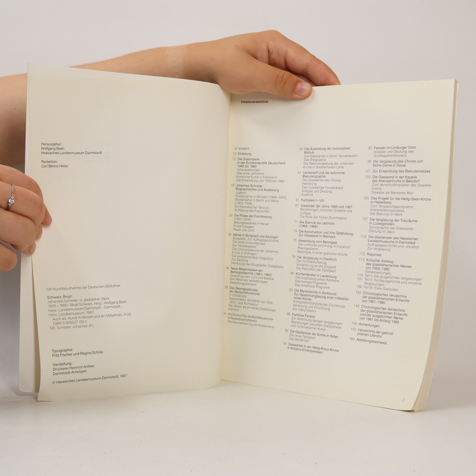 Johannes Schreiter Das glasbildnerische Werk von 1959 bis 1980.