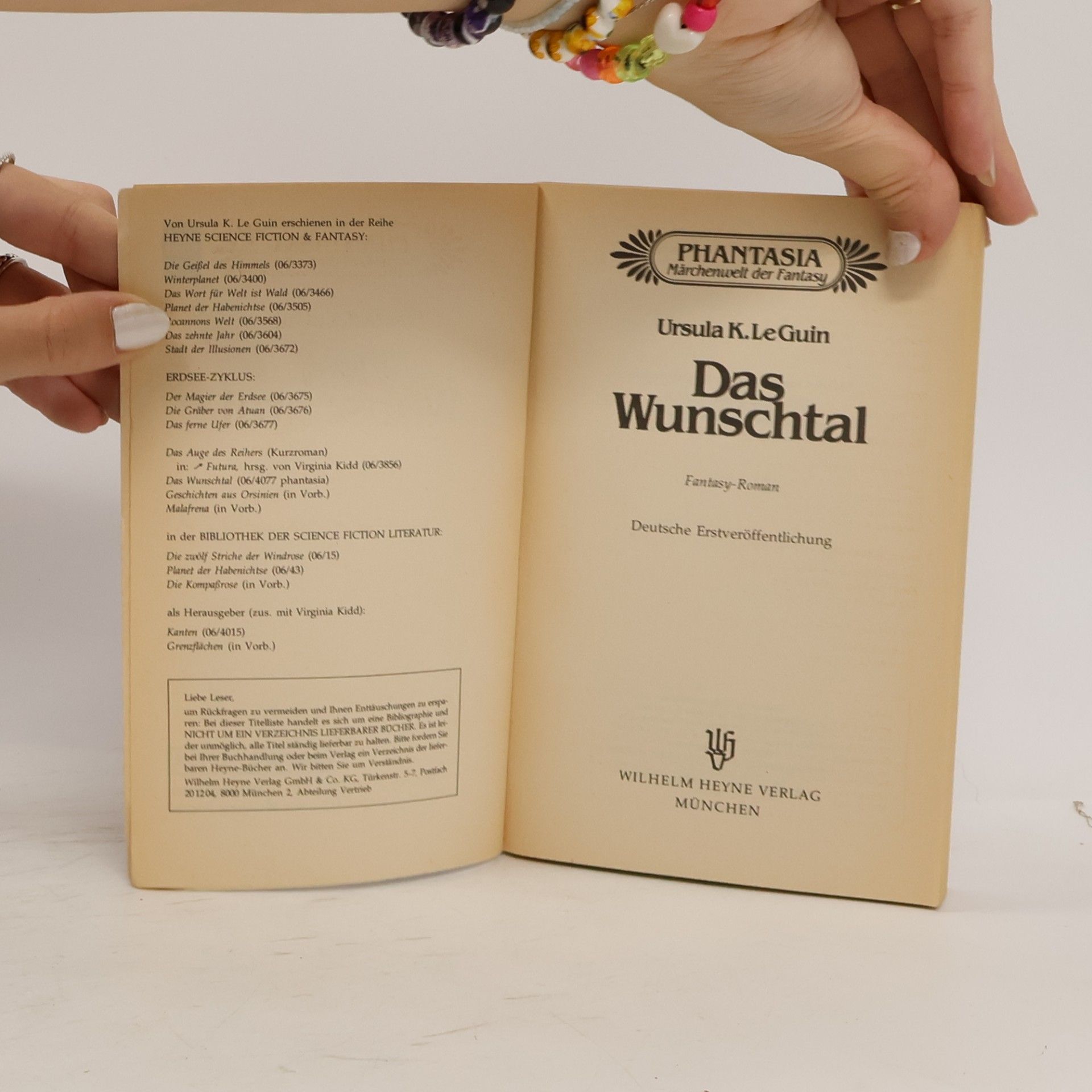 Ursula K. Le Guin Das Wunschtal.