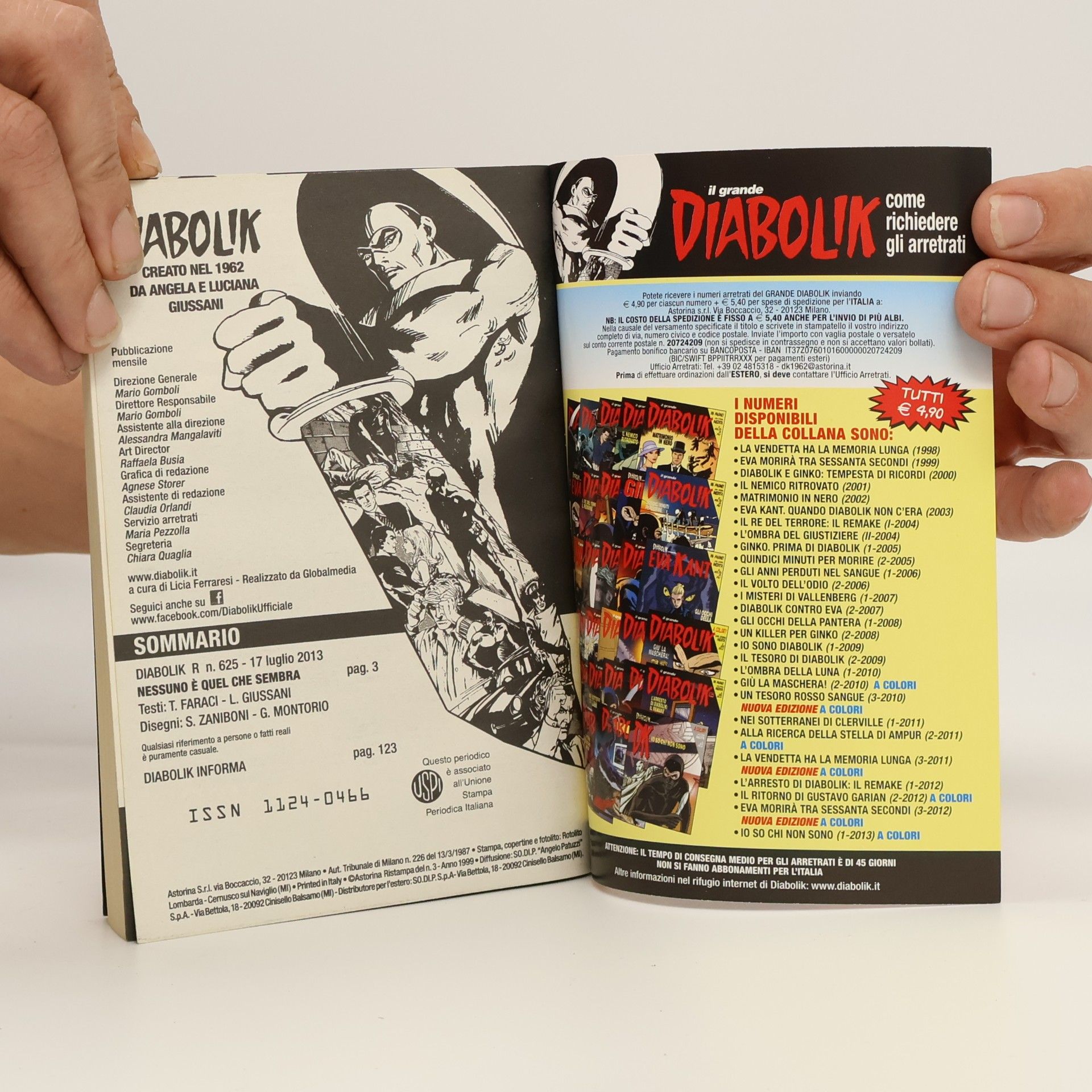 Various authors Diabolik 625