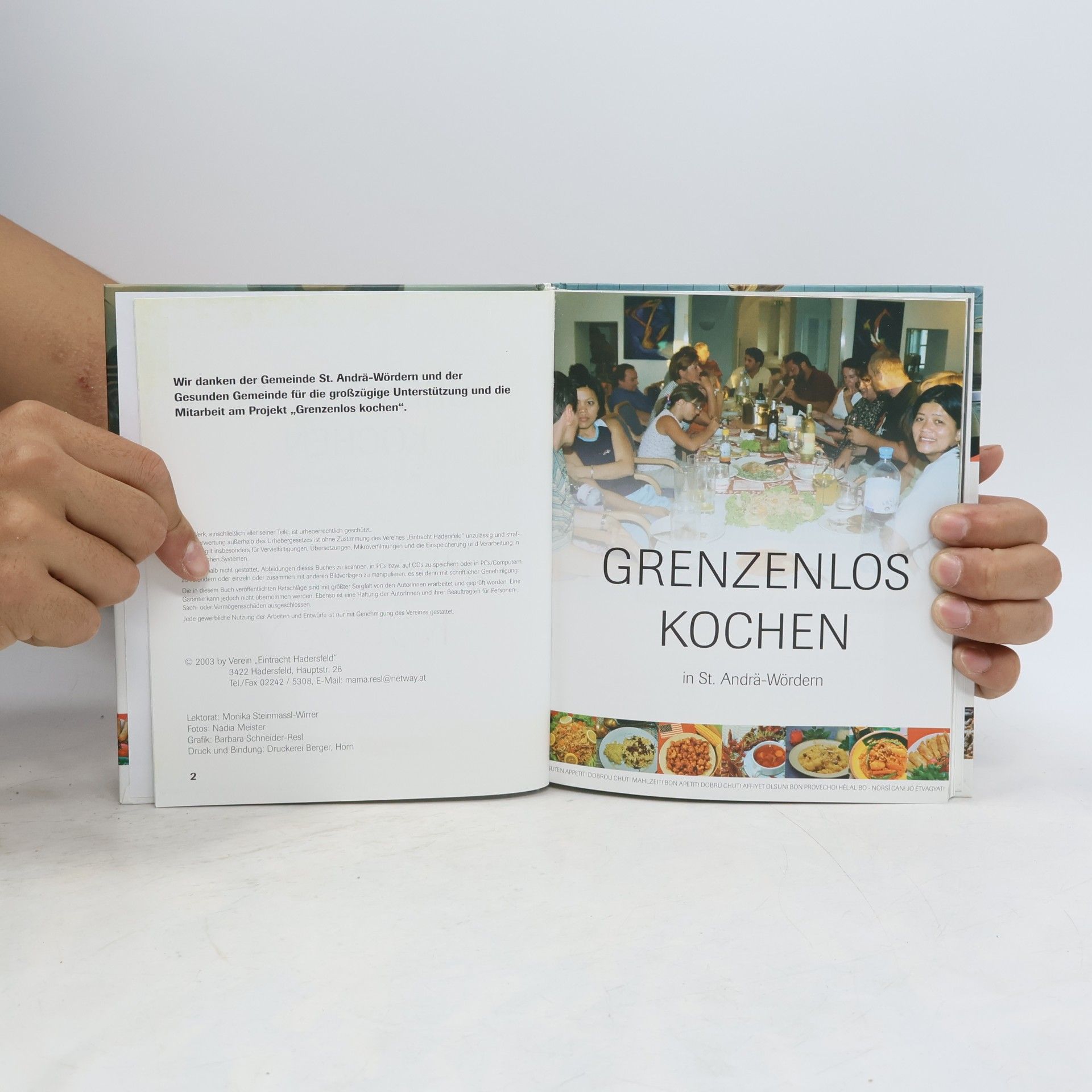 AA.VV. Grenzenlos Kochen in St. Andrä-Wördern