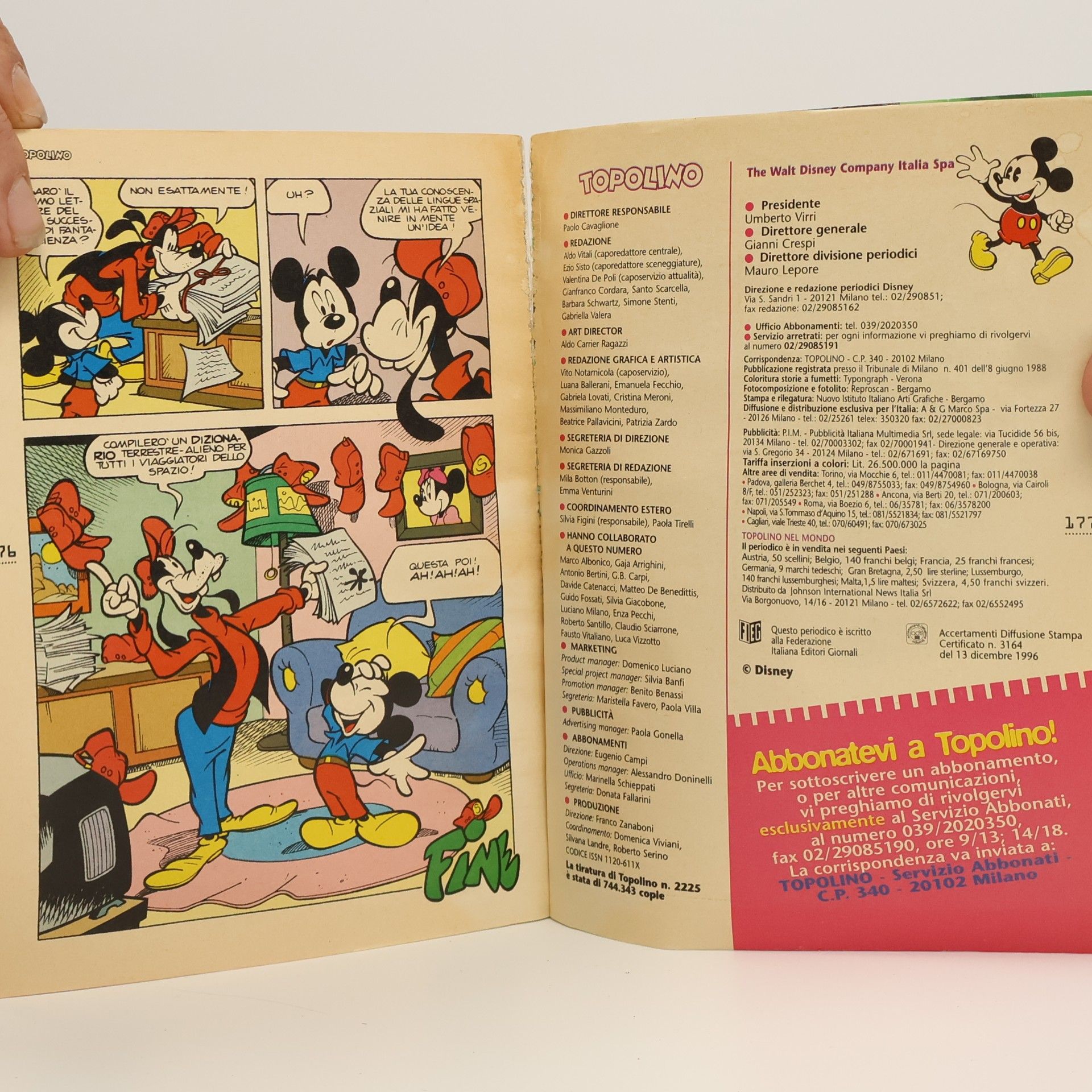 Various authors Topolino 2226