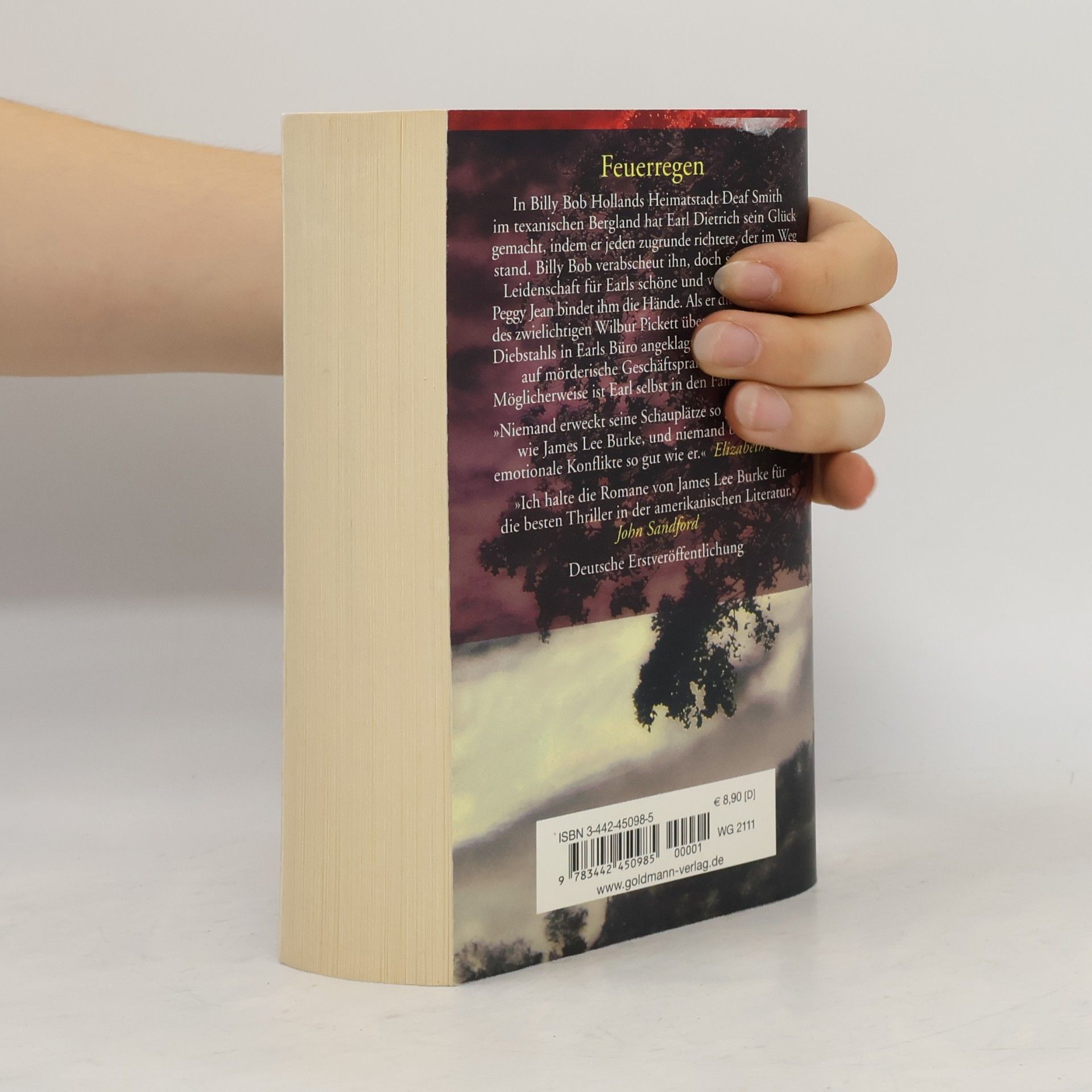James Lee Burke Feuerregen. Roman. Aus d. Amerikan. v. Georg Schmidt