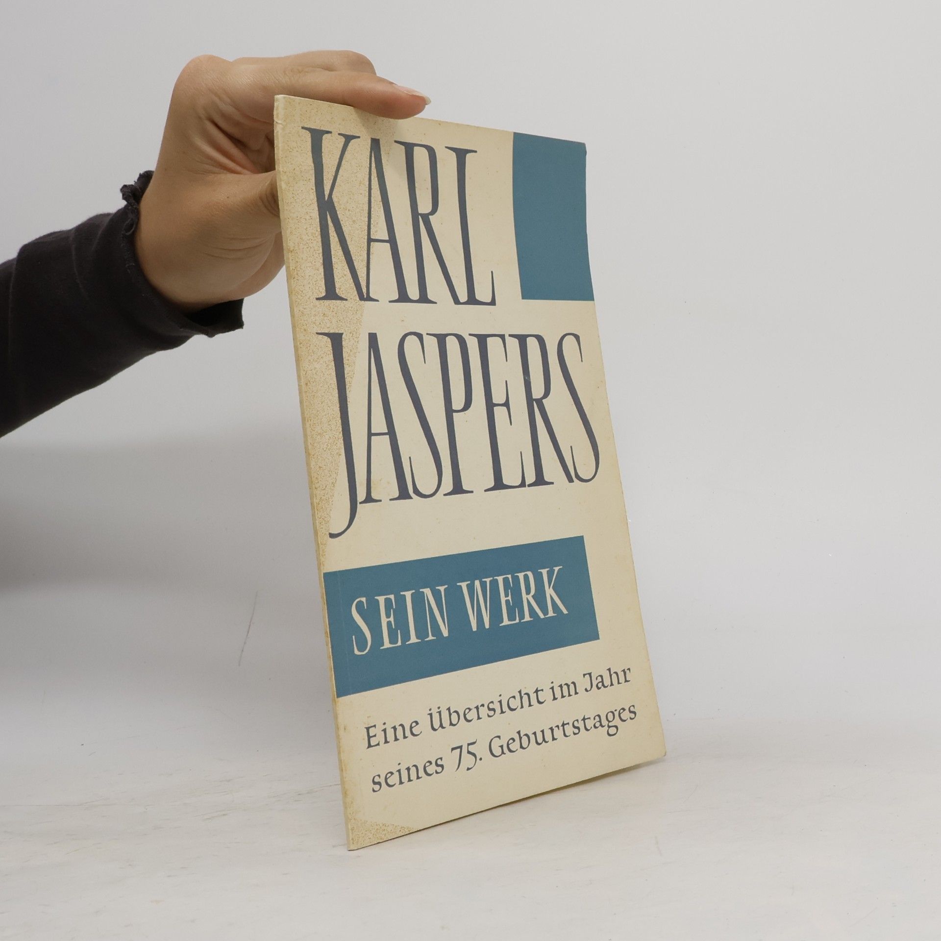 Karl Jaspers Sein Werk