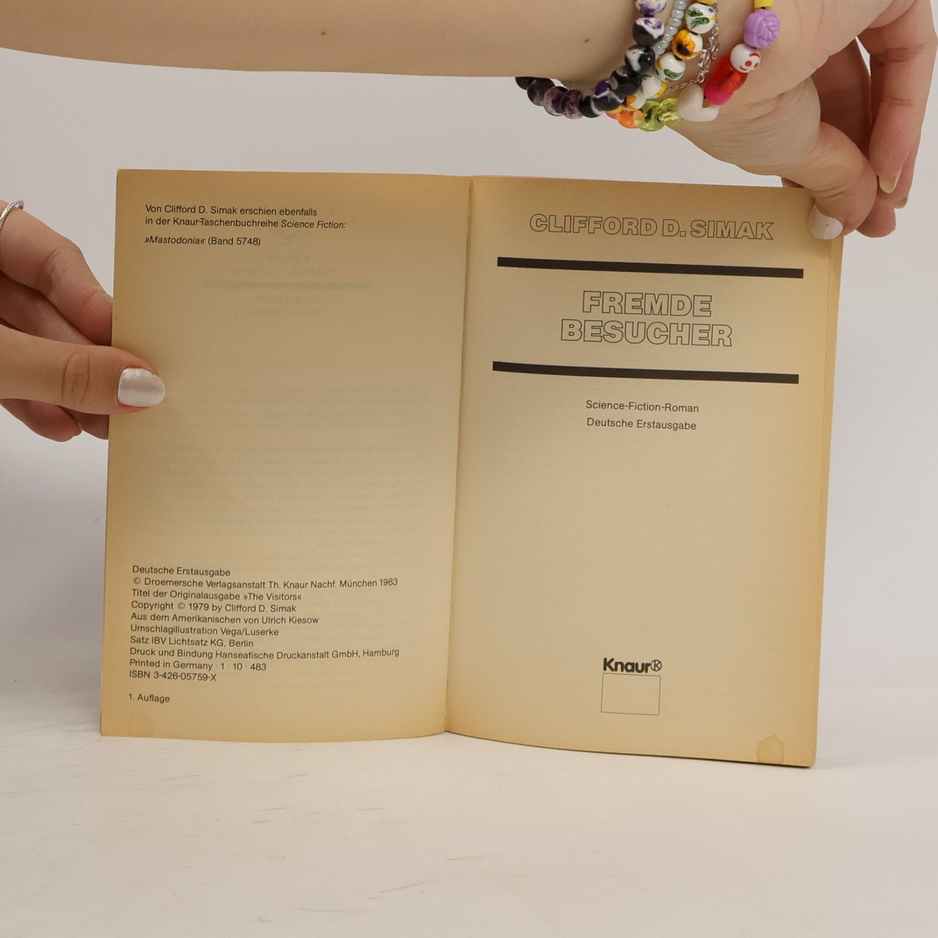 Clifford D. Simak Fremde Besucher. Science Fiction