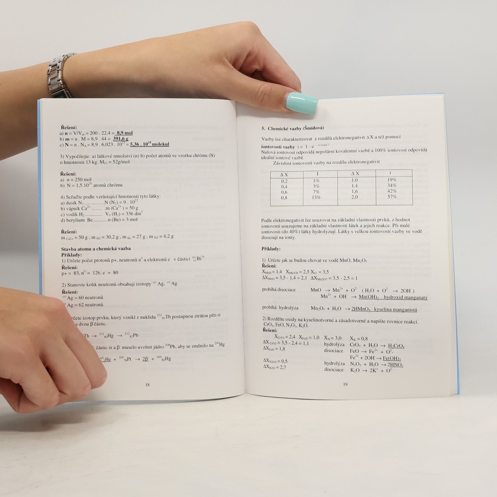 Hana Šmídová Řešené příklady z chemie