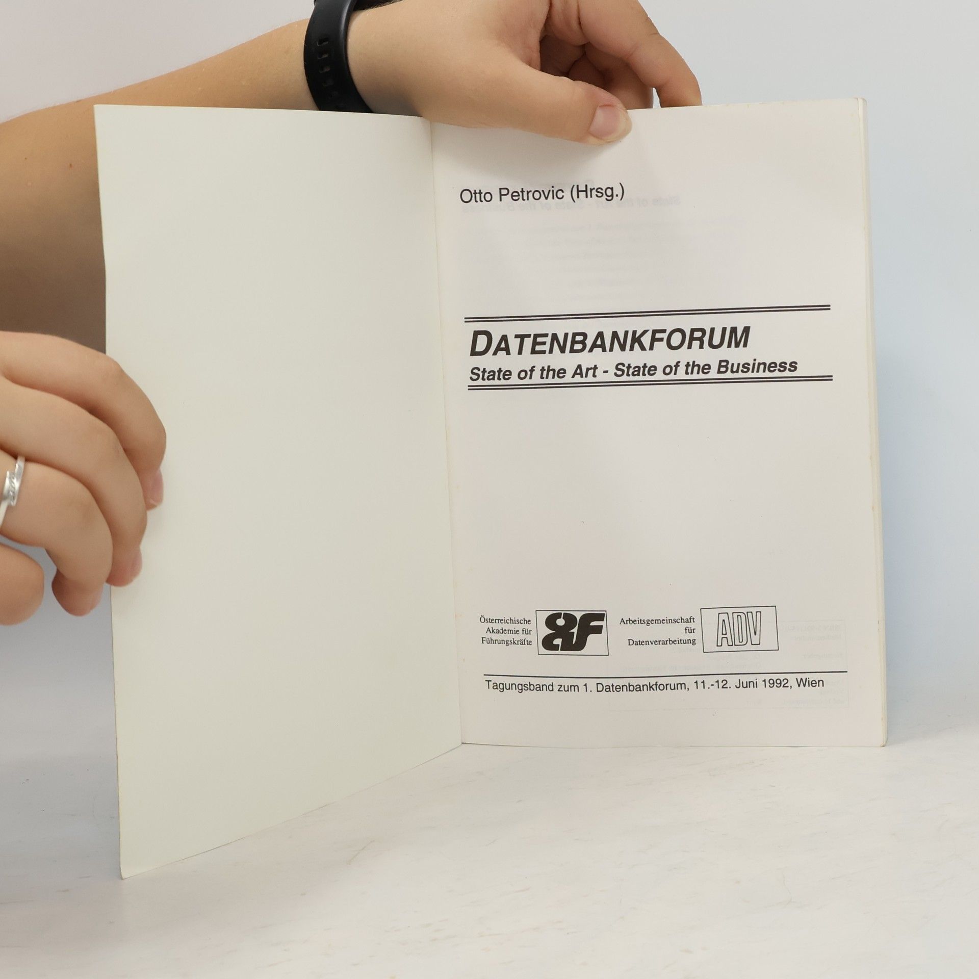 Otto Petrovic Datenbankforum