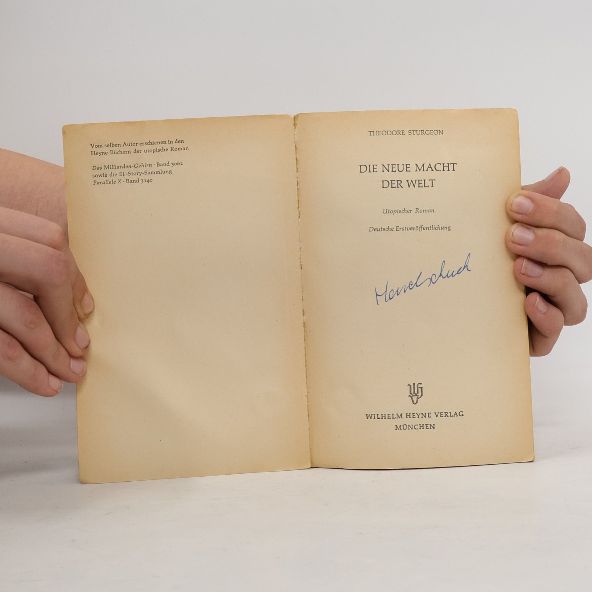Theodore Sturgeon Die neue macht der Welt