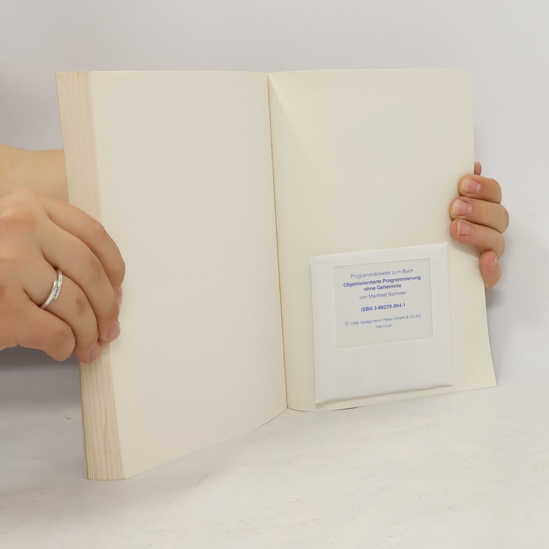 Manfred Sommer Objektorientierte Programmierung ohne Geheimnis, m. Diskette (3 1/2 Zoll)