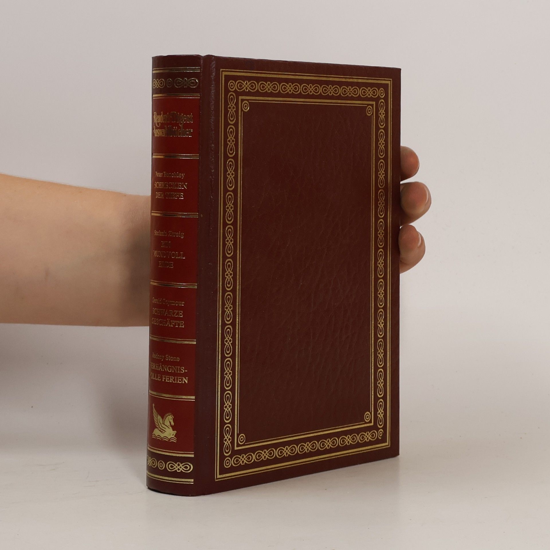 Reader's Digest Auswahlbücher: Schrecken der Tiefe. Ein Mundvoll Erde. Schwarze Geschäfte. Verhängnisvolle Ferien