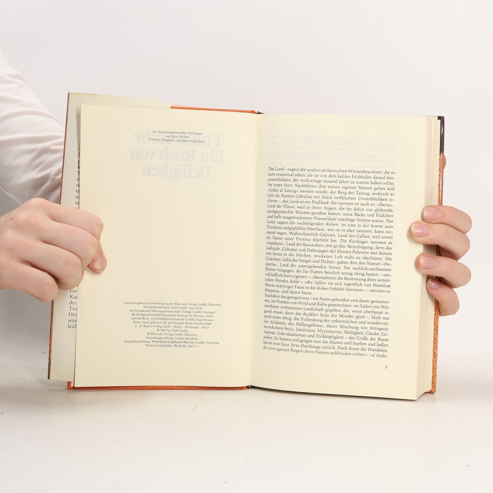 Frank Yerby Ein Ruch von Heiligkeit