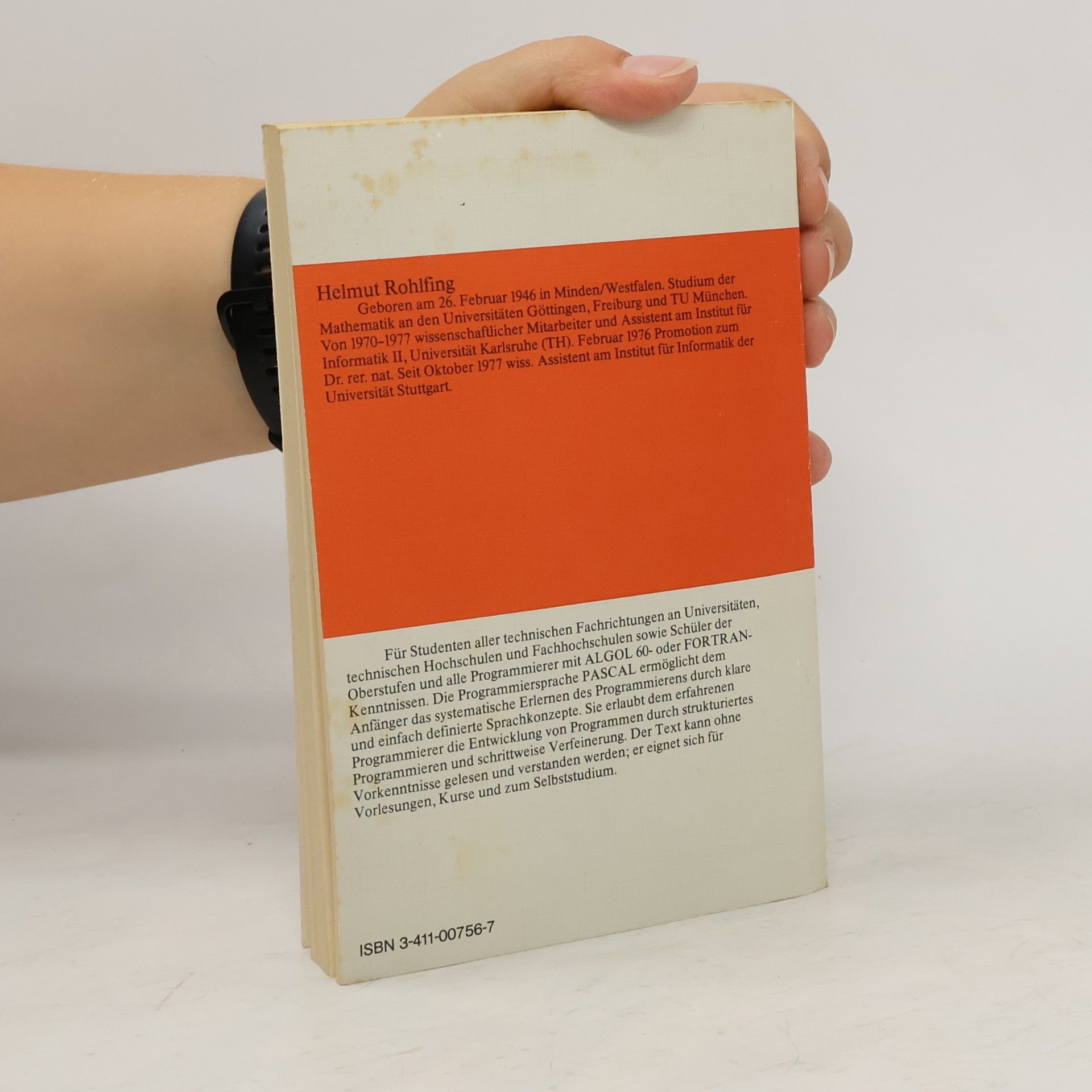 Helmut Rohlfing Brosell BI - Hochschultaschenbücher - 756: PASCAL