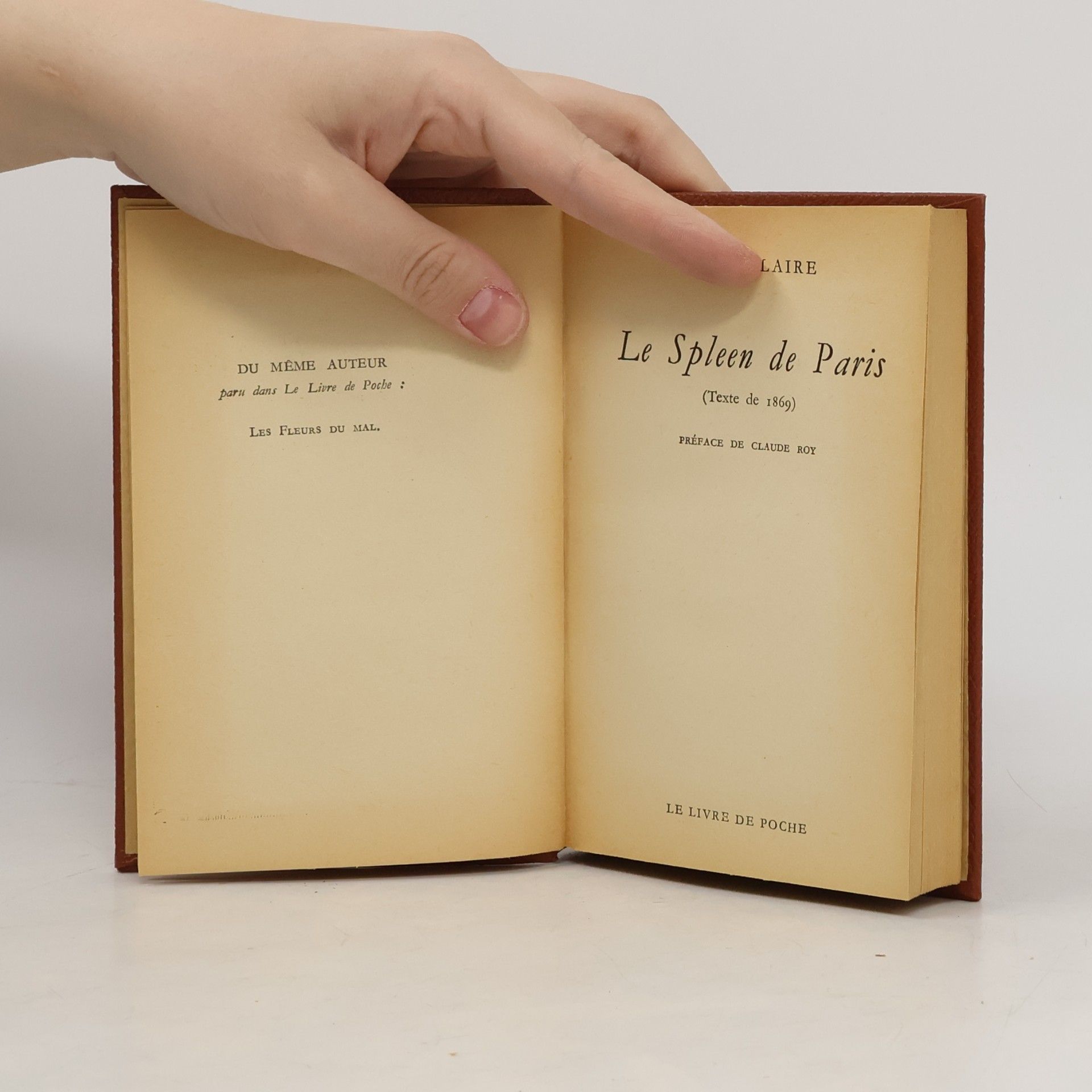 Charles Baudelaire Le Spleen de Paris