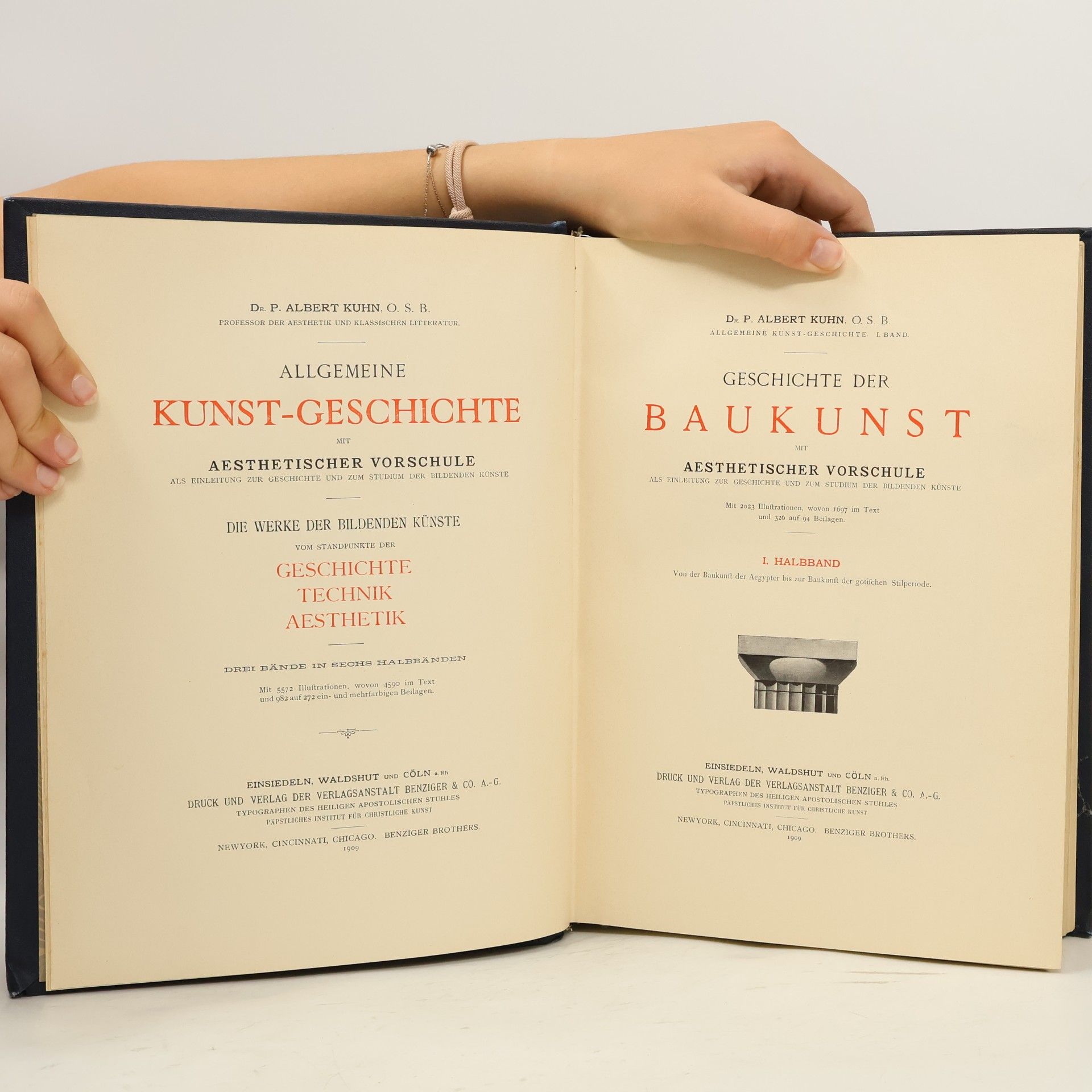 P. Albert Kuhn Geschichte der Baukunst. I. Halbband