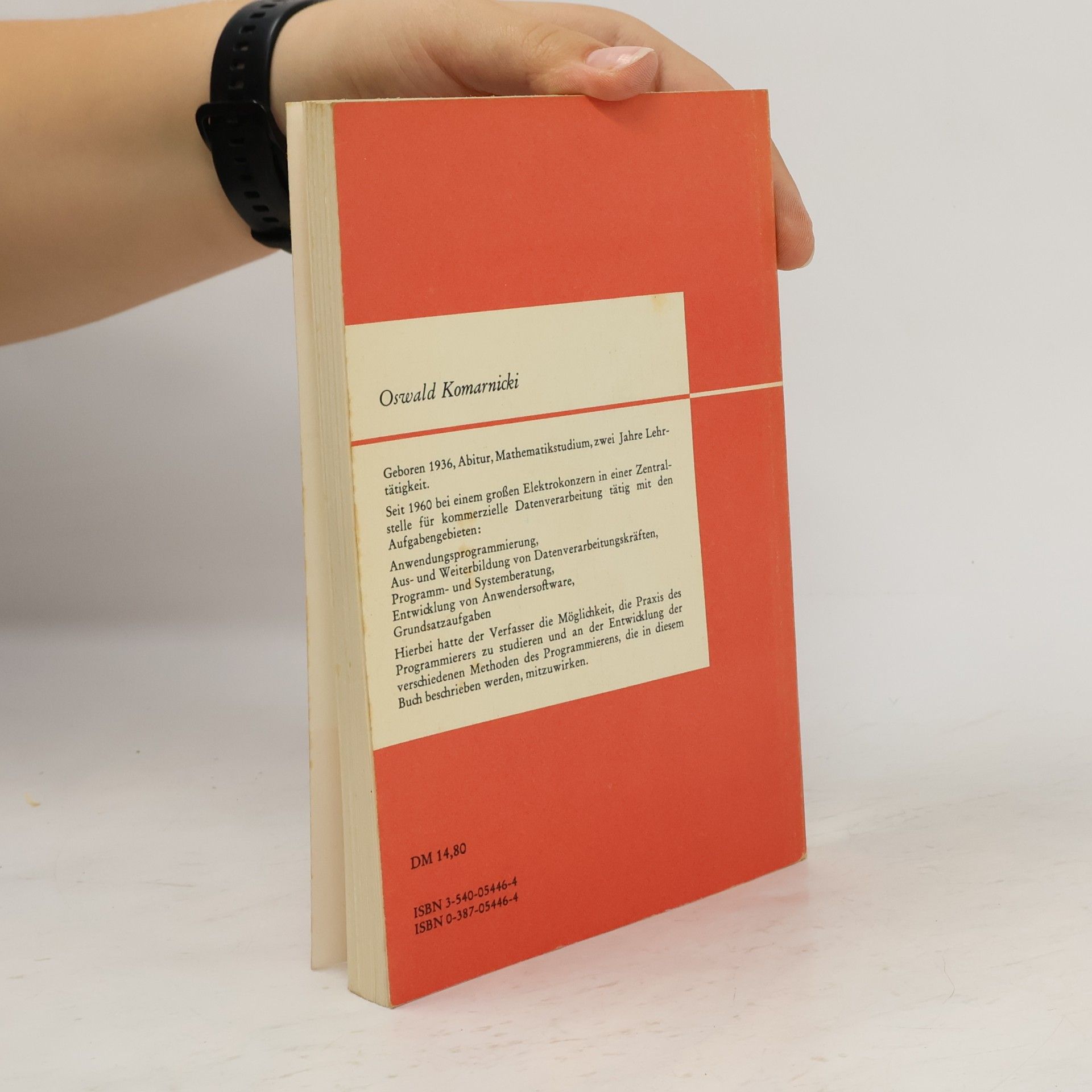 O. Komarnicki Heidelberger Taschenbücher - 93: Programmiermethodik
