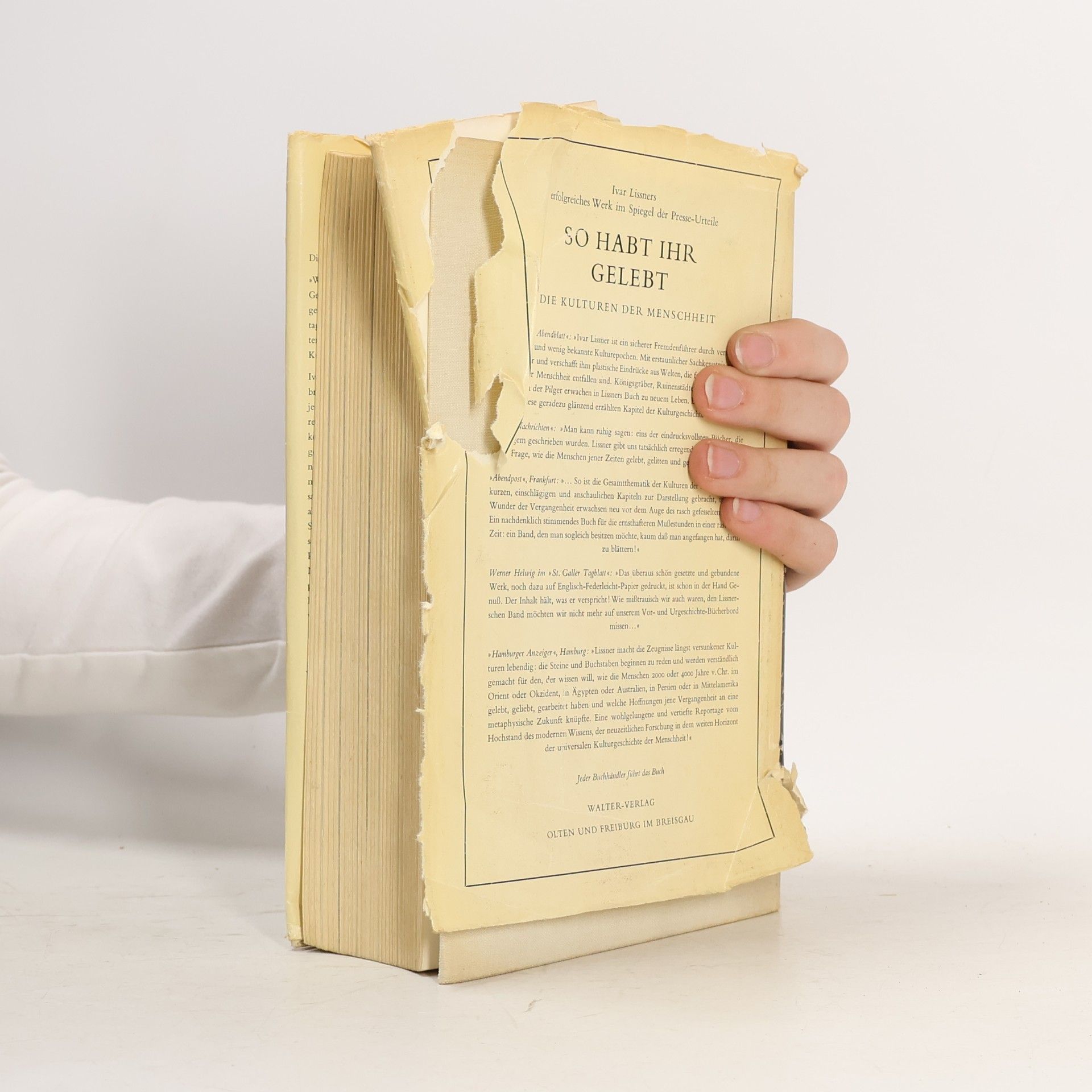 Ivar Lissner So habt ihr Gelebt