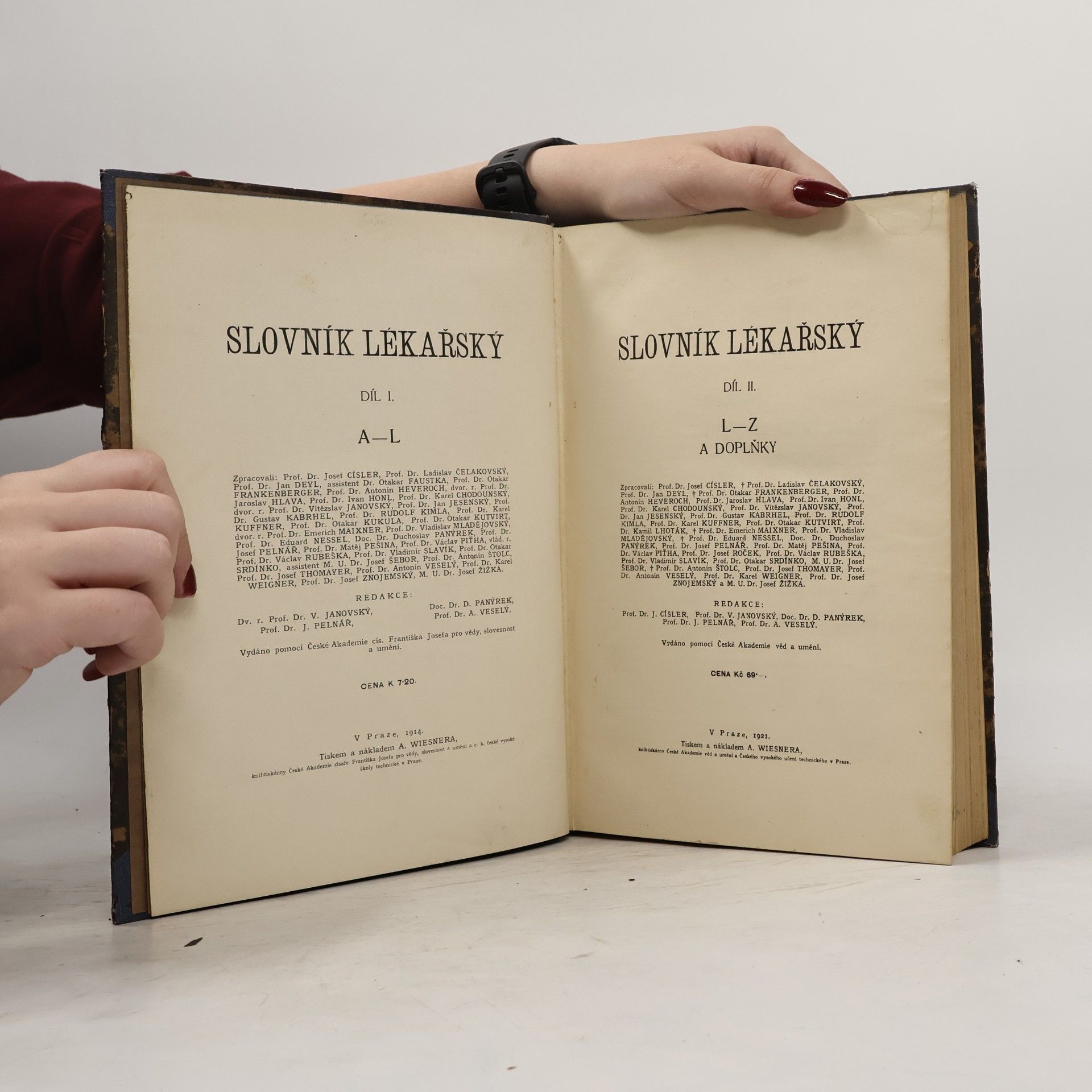 Kolektiv autorů Slovník lékařský I.-II. A-L L-Z a doplňky