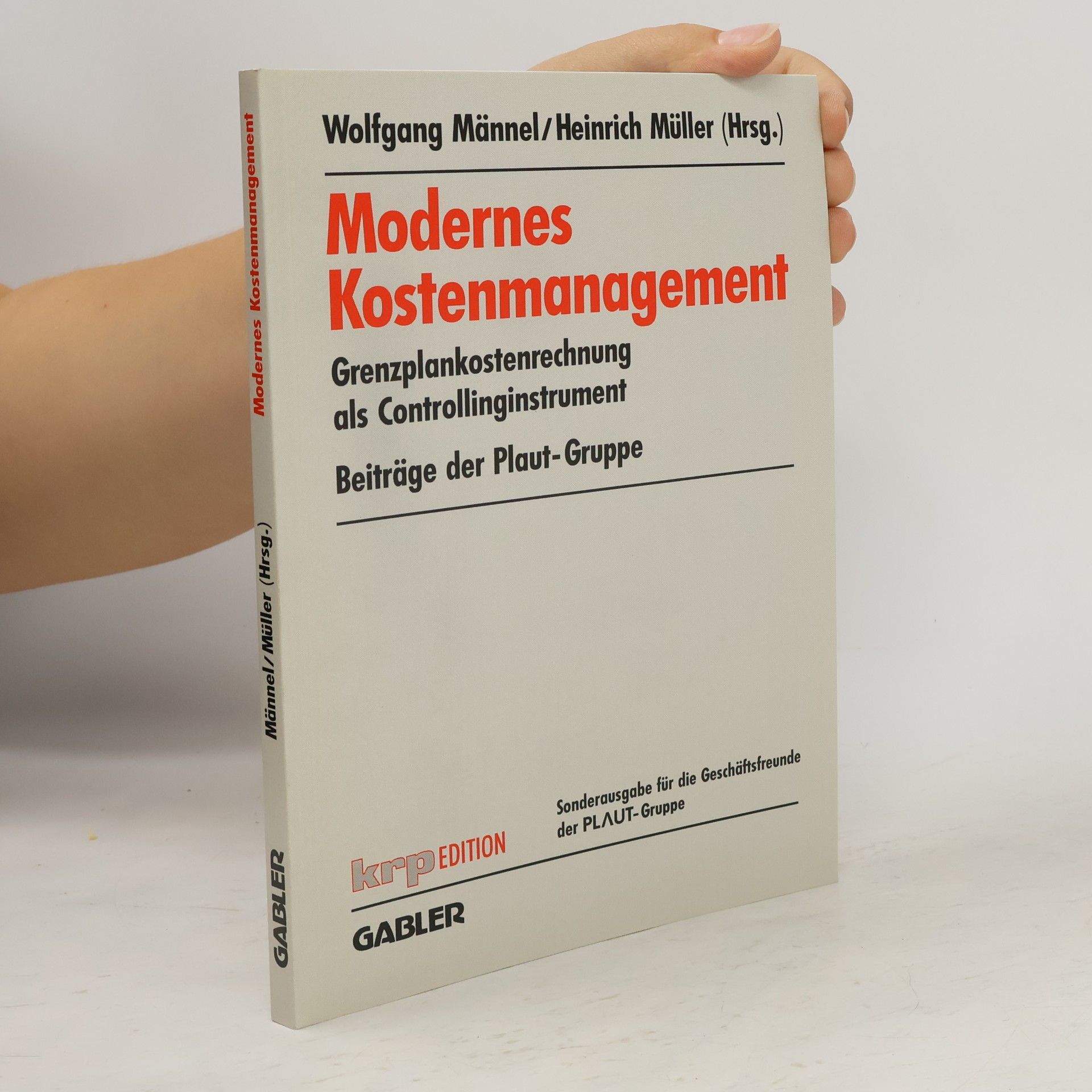 Wolfgang Männel Modernes Kostenmanagement
