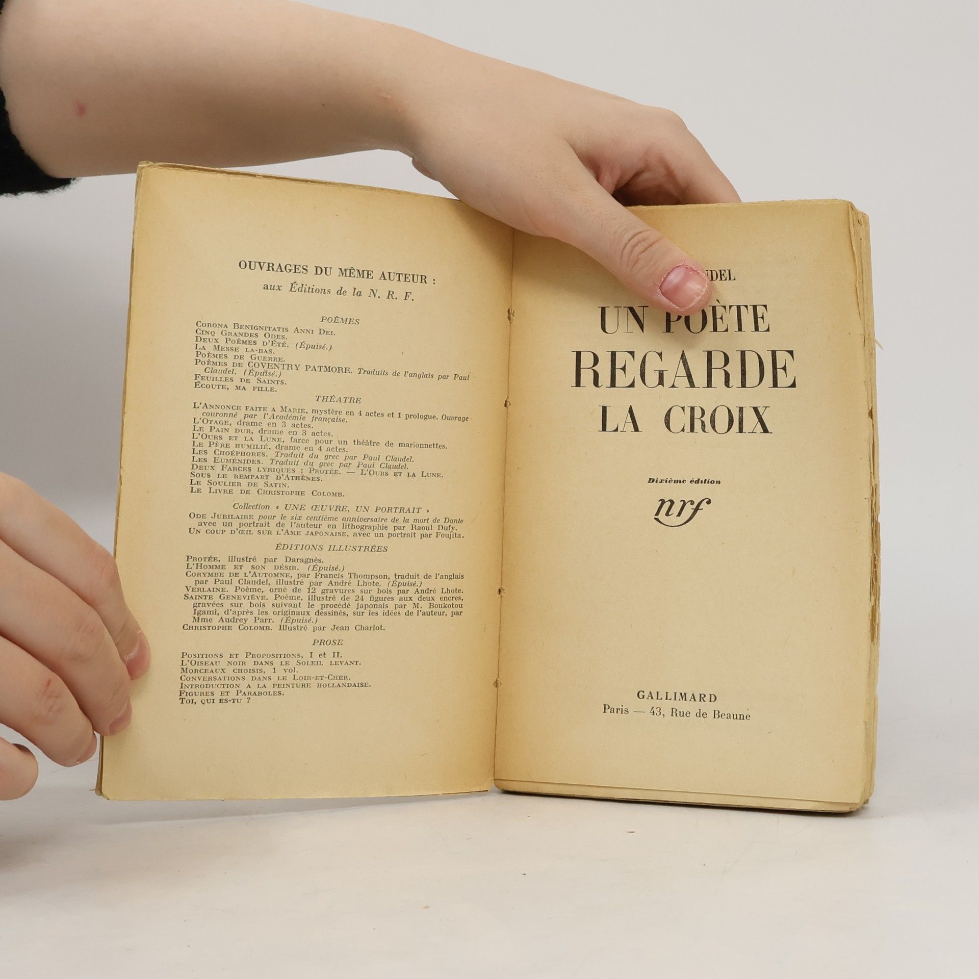 Paul Claudel Un poète regarde la croix