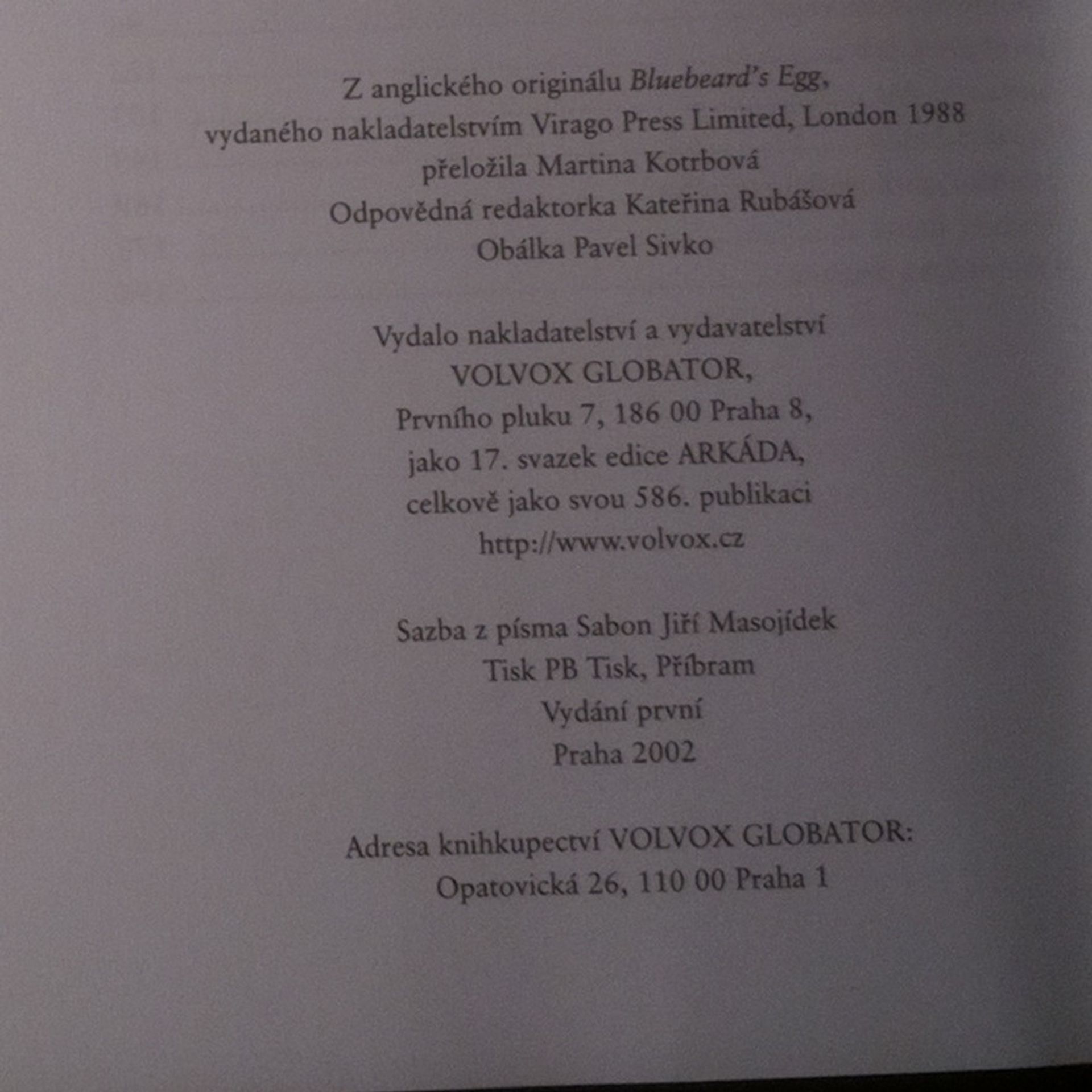 Margaret Atwood Modrovousovo vejce