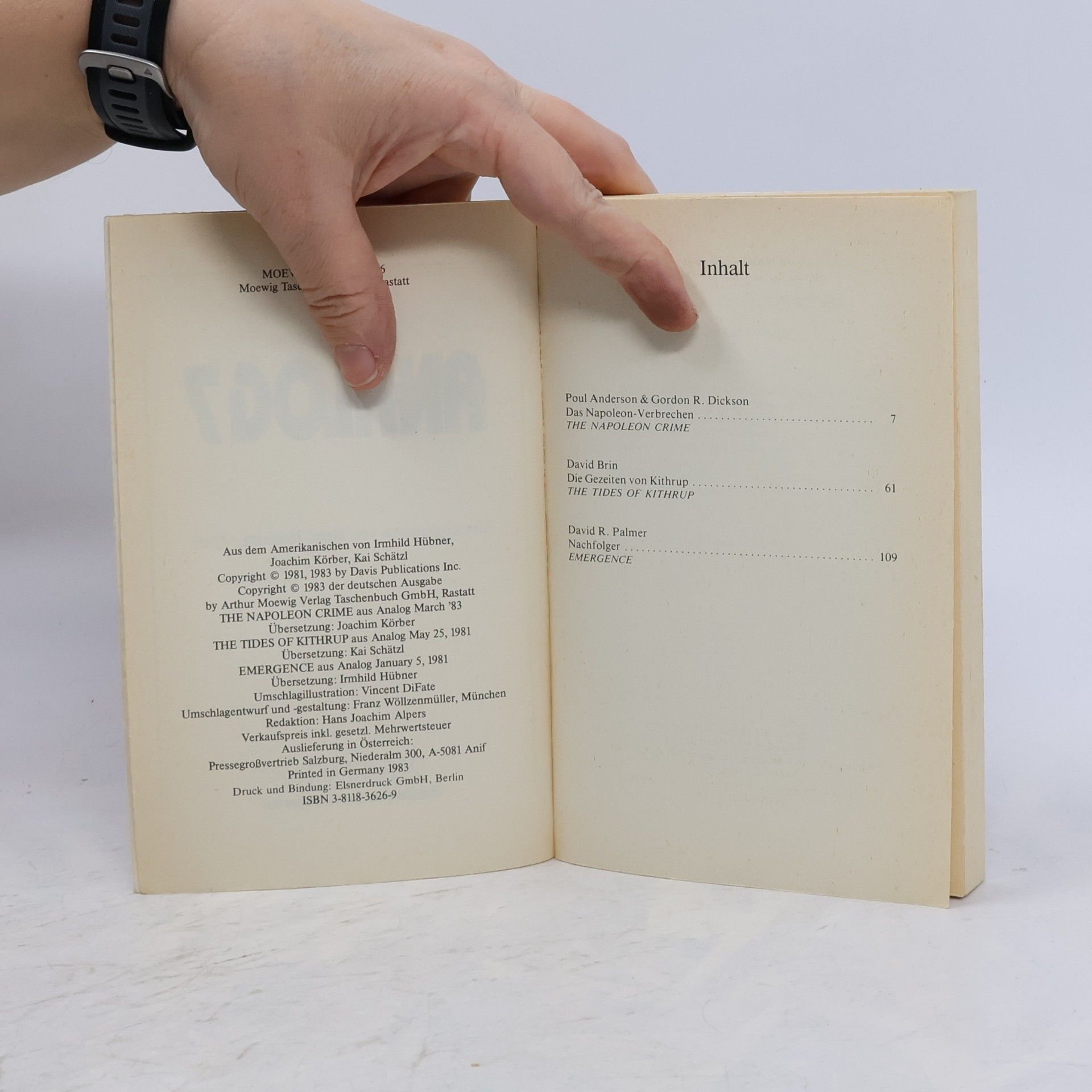 Hans Joachim Alpers Analog. Bd.7. Science Fiction-Stories