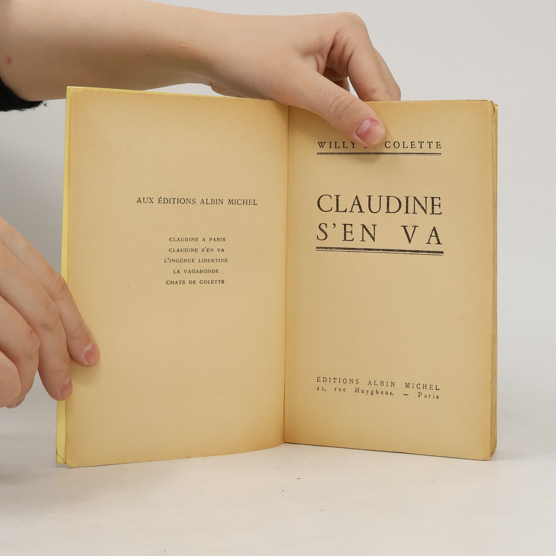 Colette Claudine s'en va