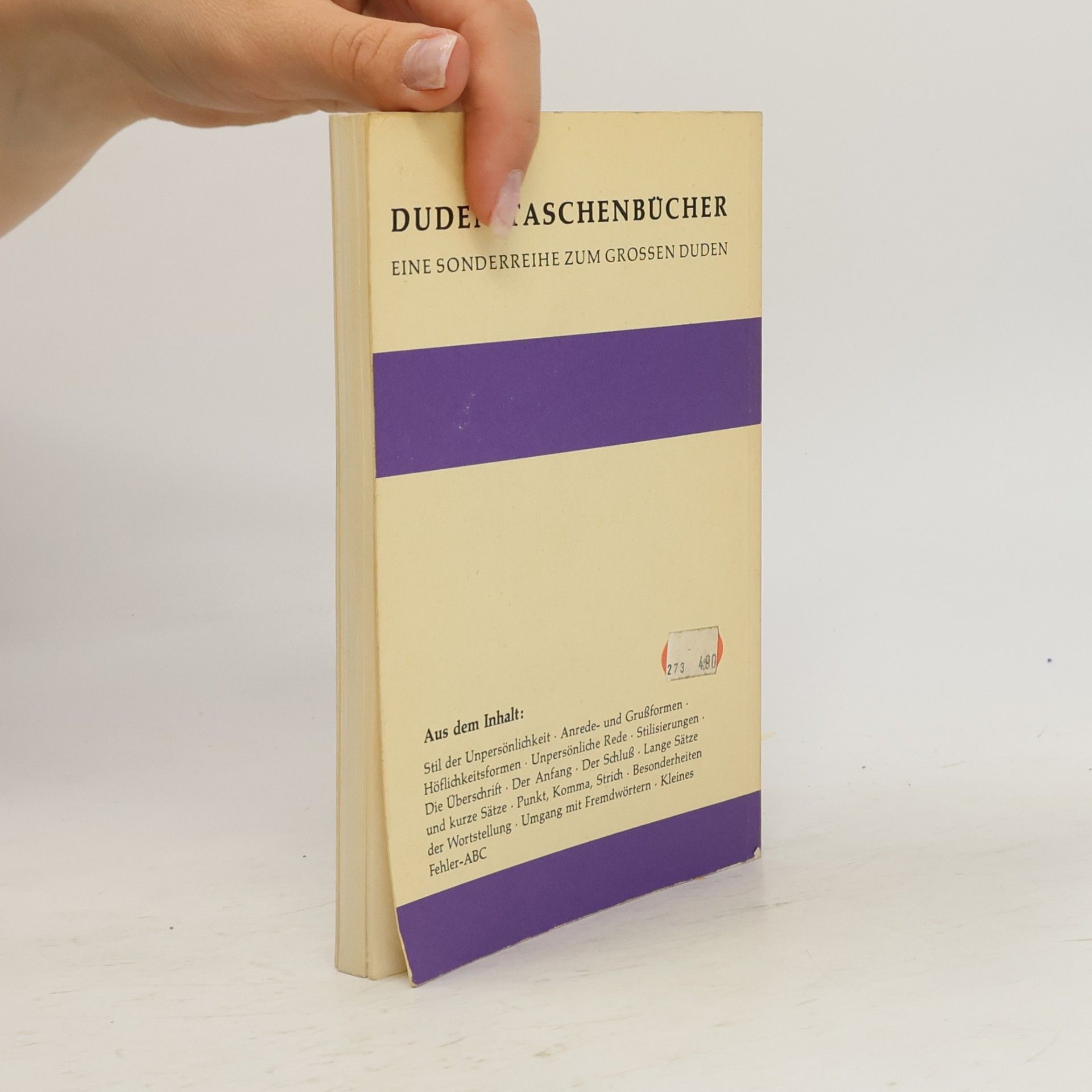 Various authors Duden Taschenbücher 7.