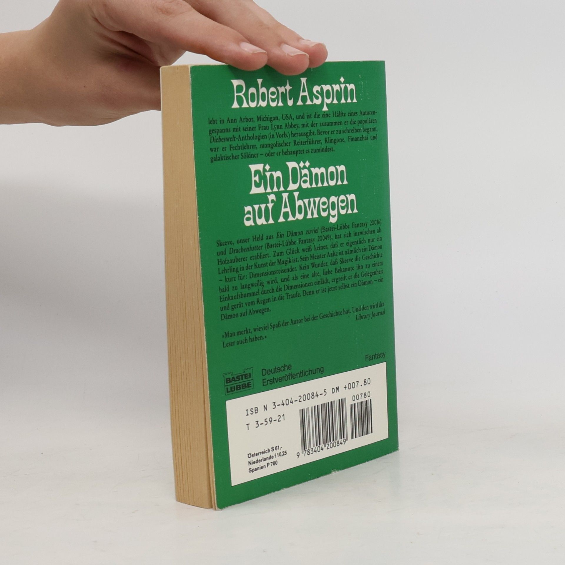 Robert Lynn Asprin Ein Dämon auf Abwegen: Fantasy-Roman