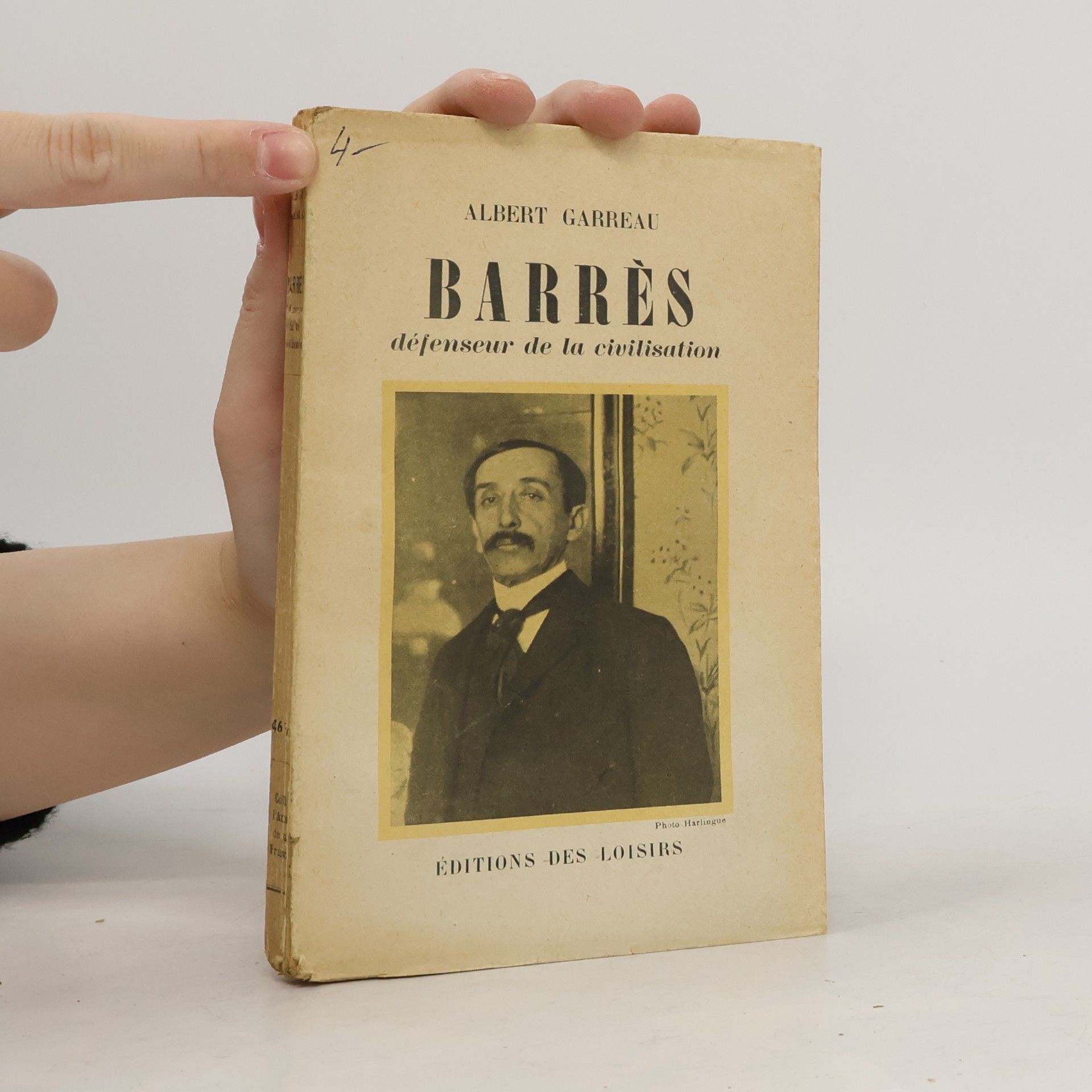 Albert Garreau Barrès. Défenseur de la civilisation