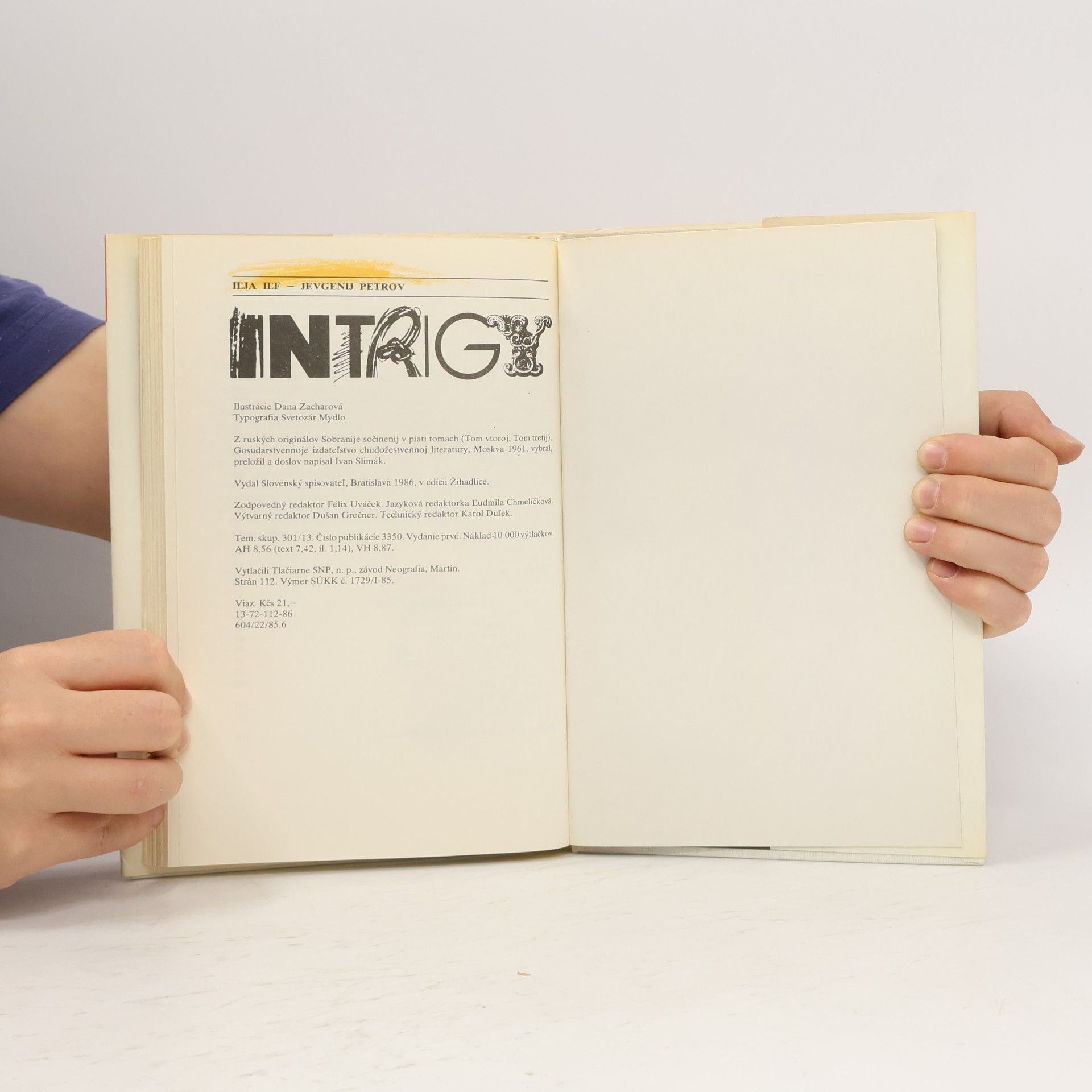 Jevgenij Petrovič Petrov Intrigy