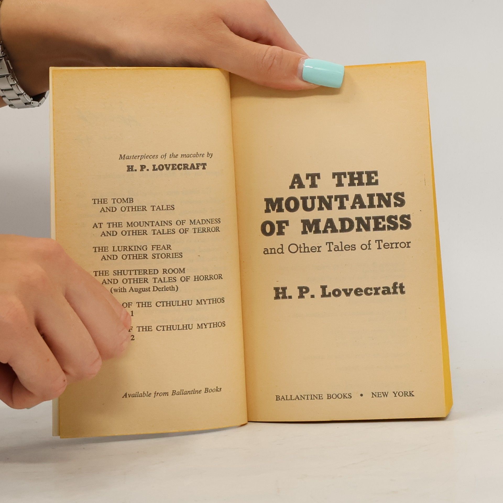 H. P. Lovecraft At the Mountains of Madness
