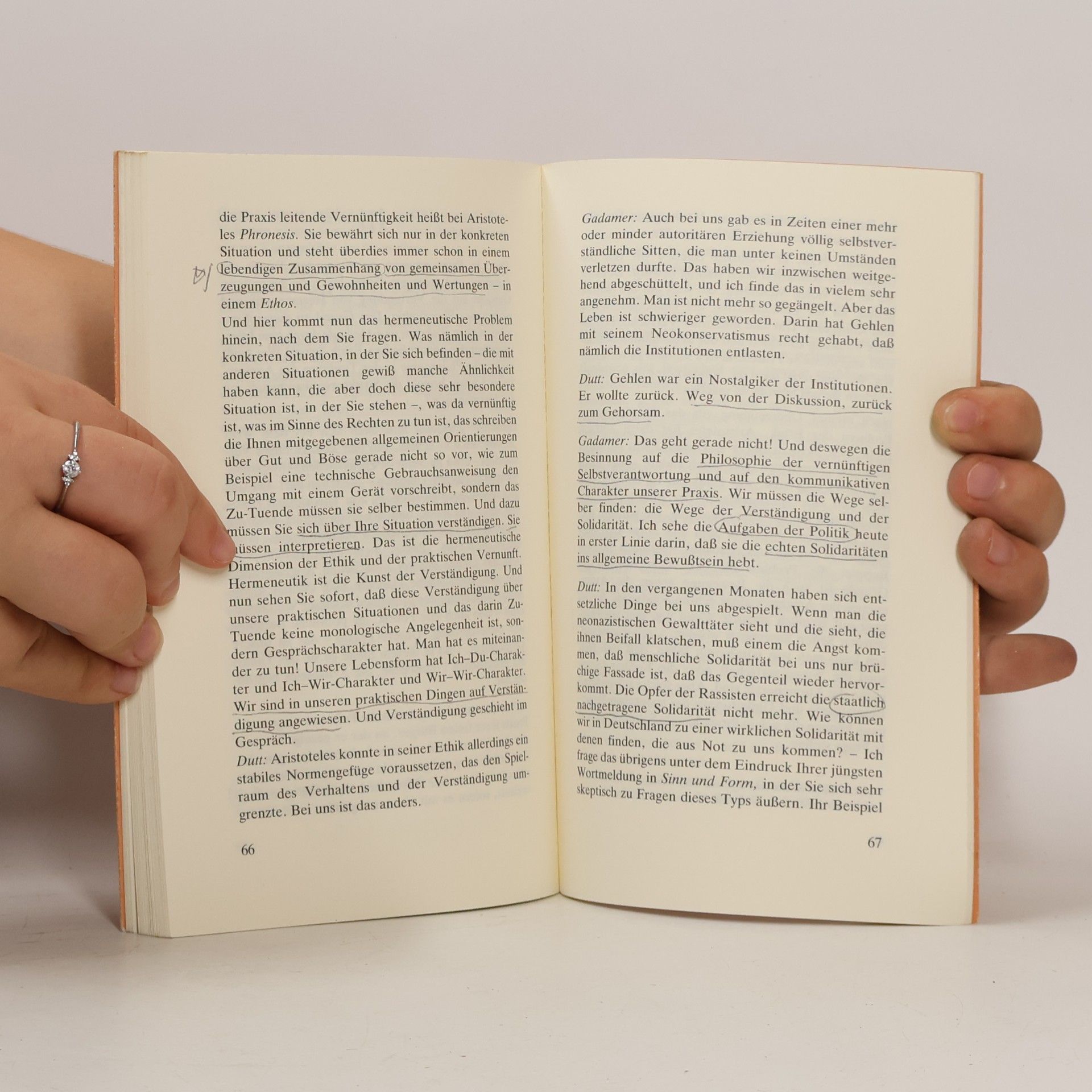 Hans-Georg Gadamer Hermeneutik - Ästhetik - praktische Philosophie