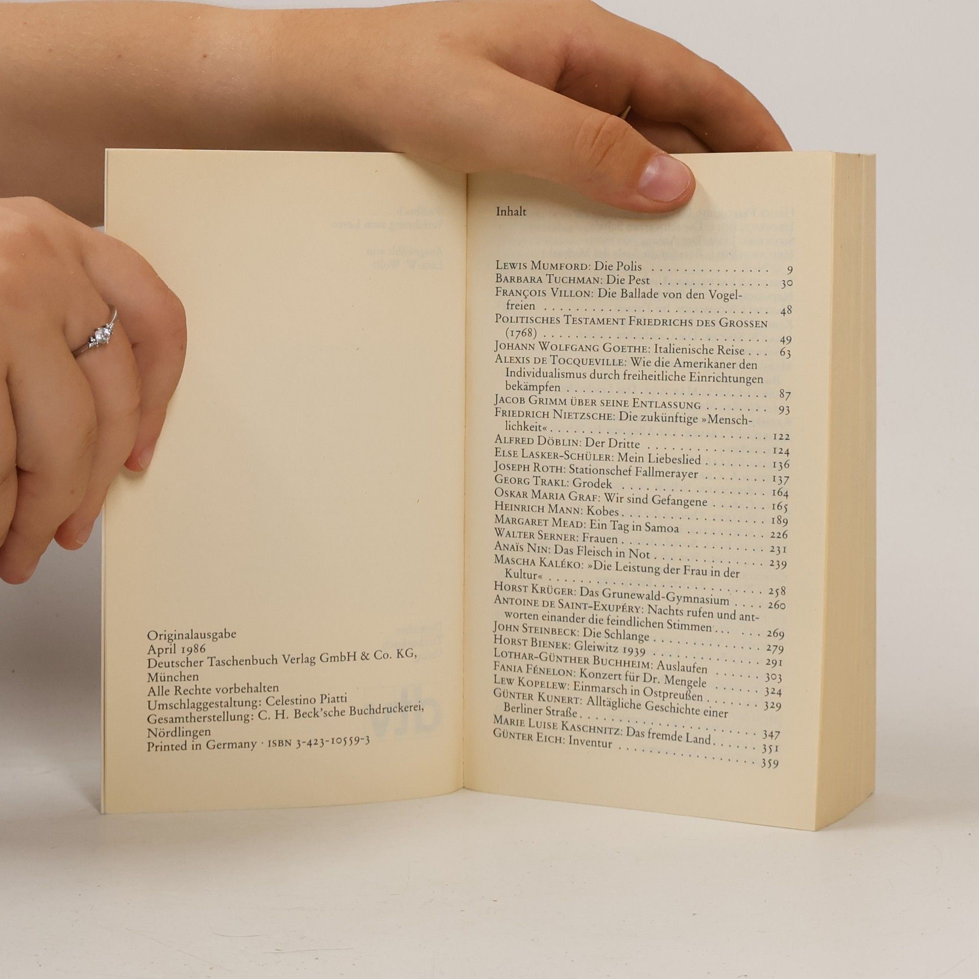 Autores varios Weißbuch