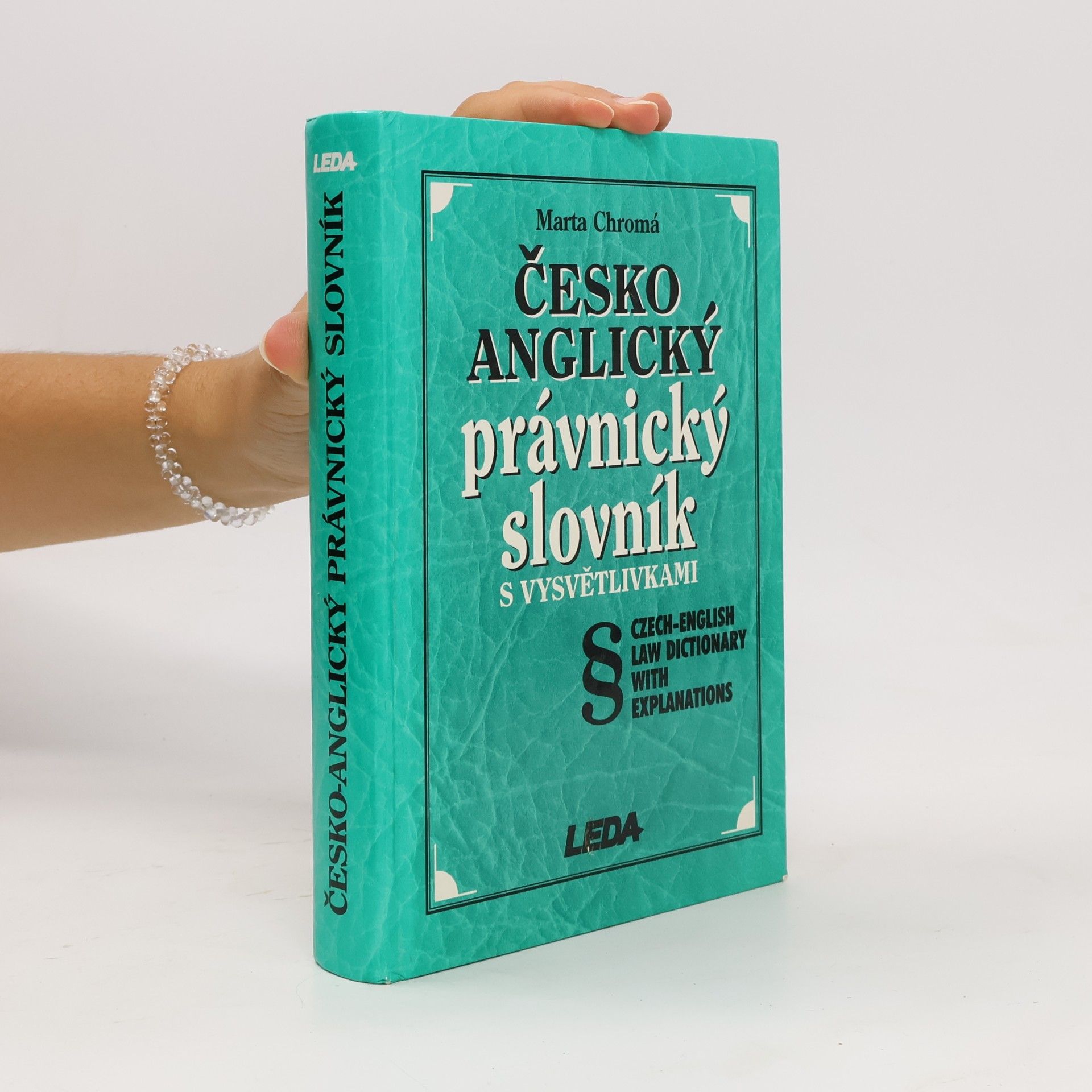 Marta Chromá Česko anglický právnický slovník