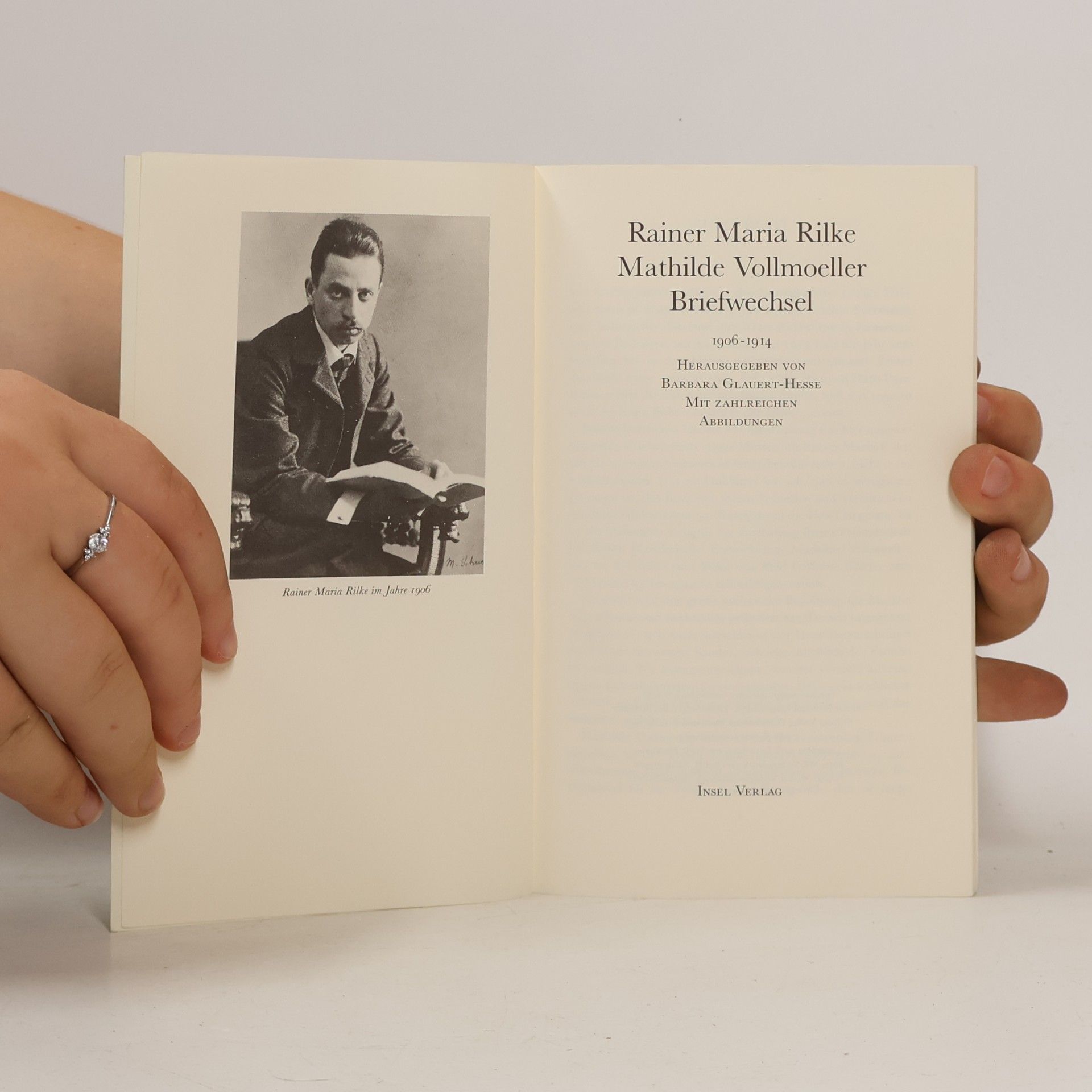 Rainer Maria Rilke Briefwechsel 1906-1914