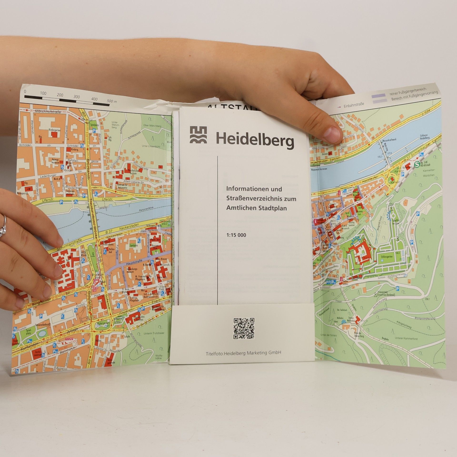 Amtlicher Stadtplan Heidelberg: Aktuelle Ausgabe Massstab 1:15000