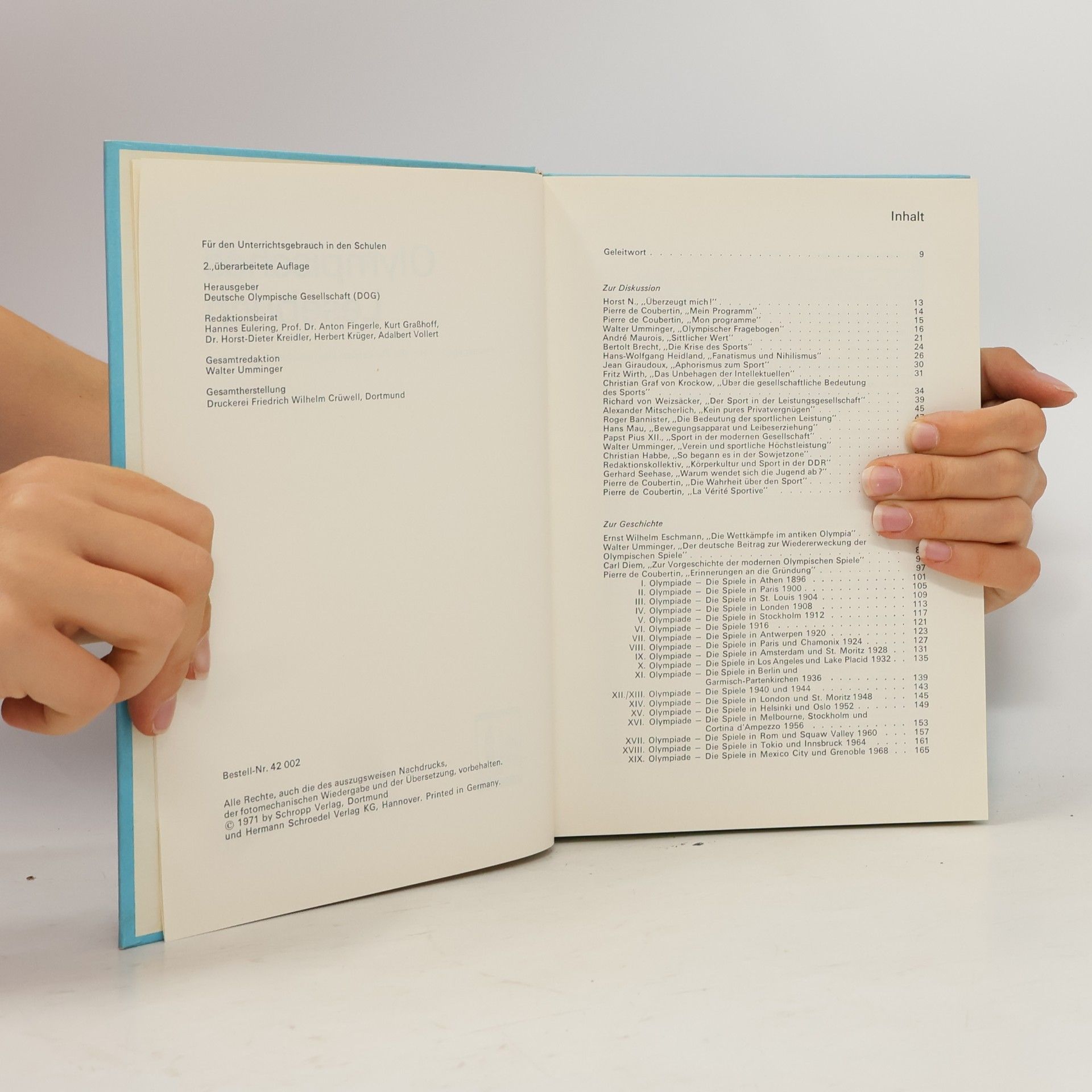 Autorenkollektiv Olympisches Lesebuch