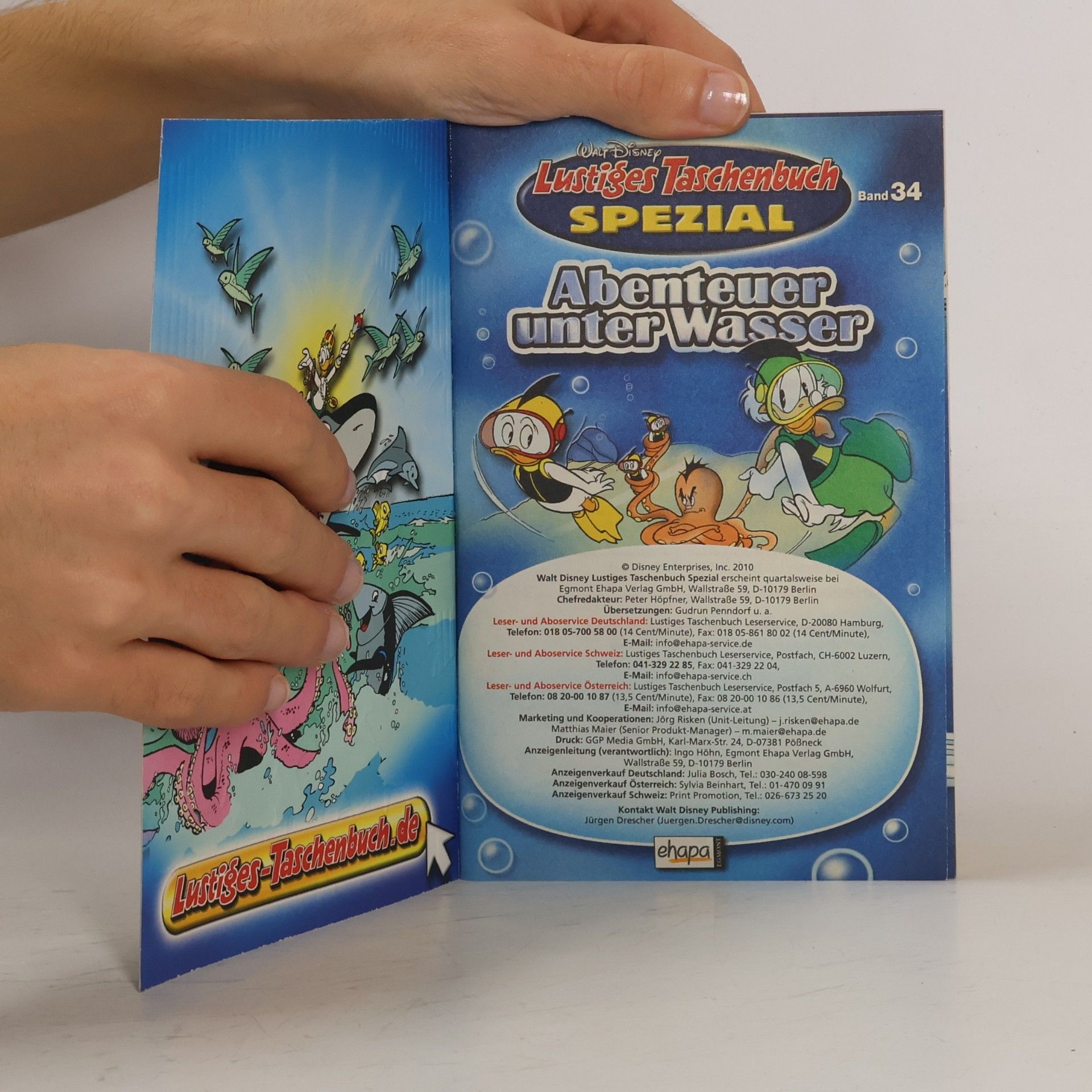 Walt Disney Lustiges Taschenbuch Spezial 34. Abenteuer unter Wasser