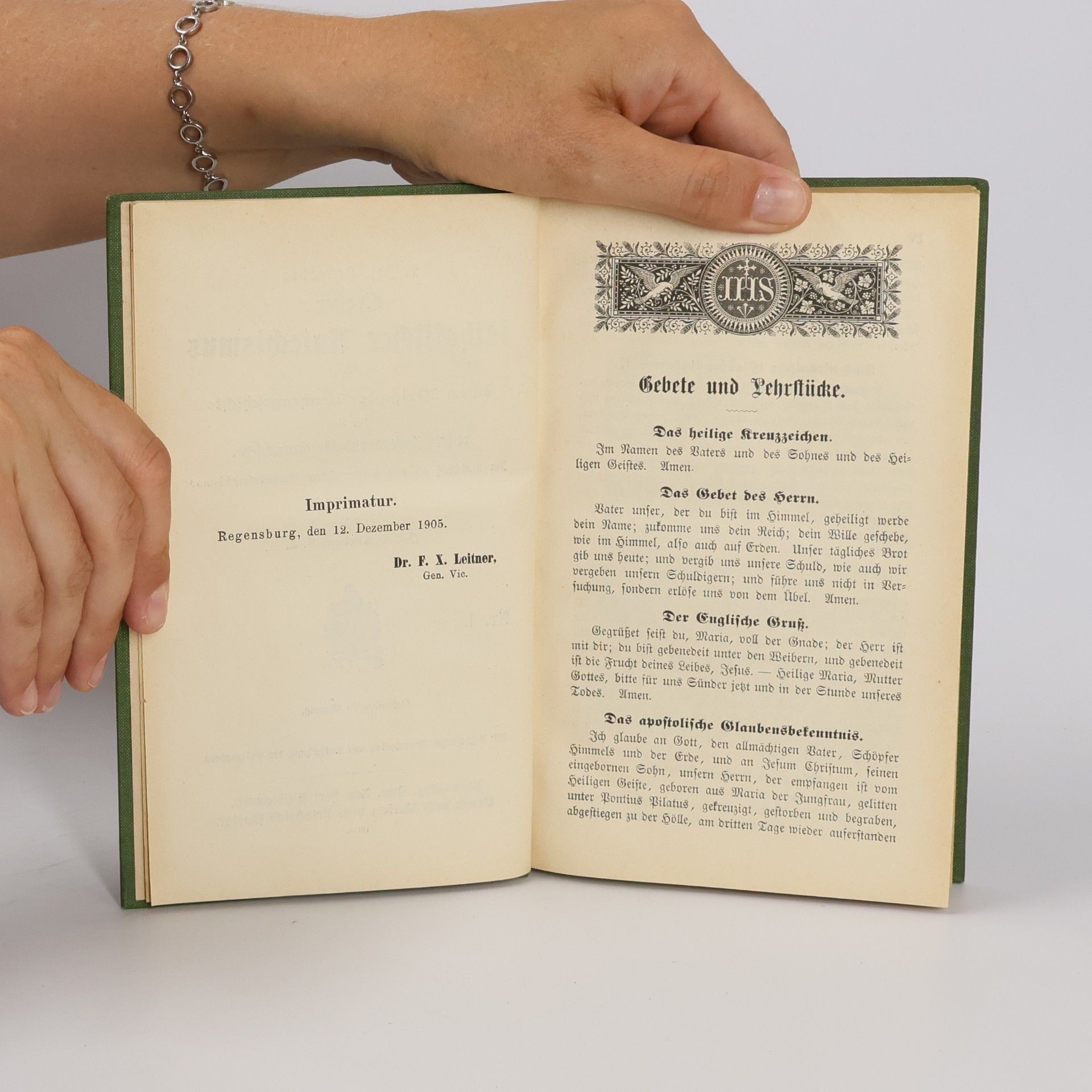 Joseph Deharbe Großer katholischer Katechismus mit einem Abrisse der Kirchengeschichte. Nr. 1