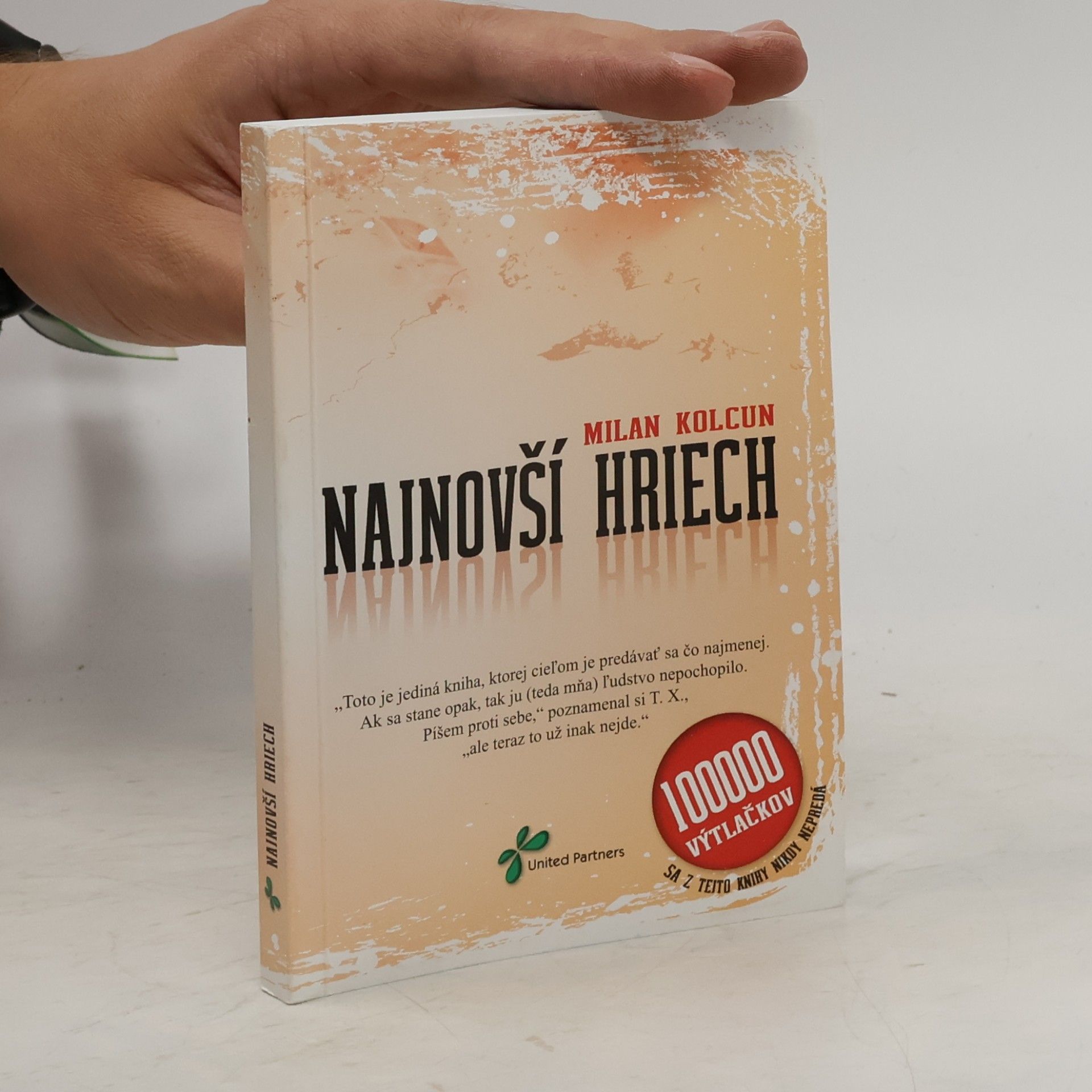 Milan Kolcun Najnovší hriech