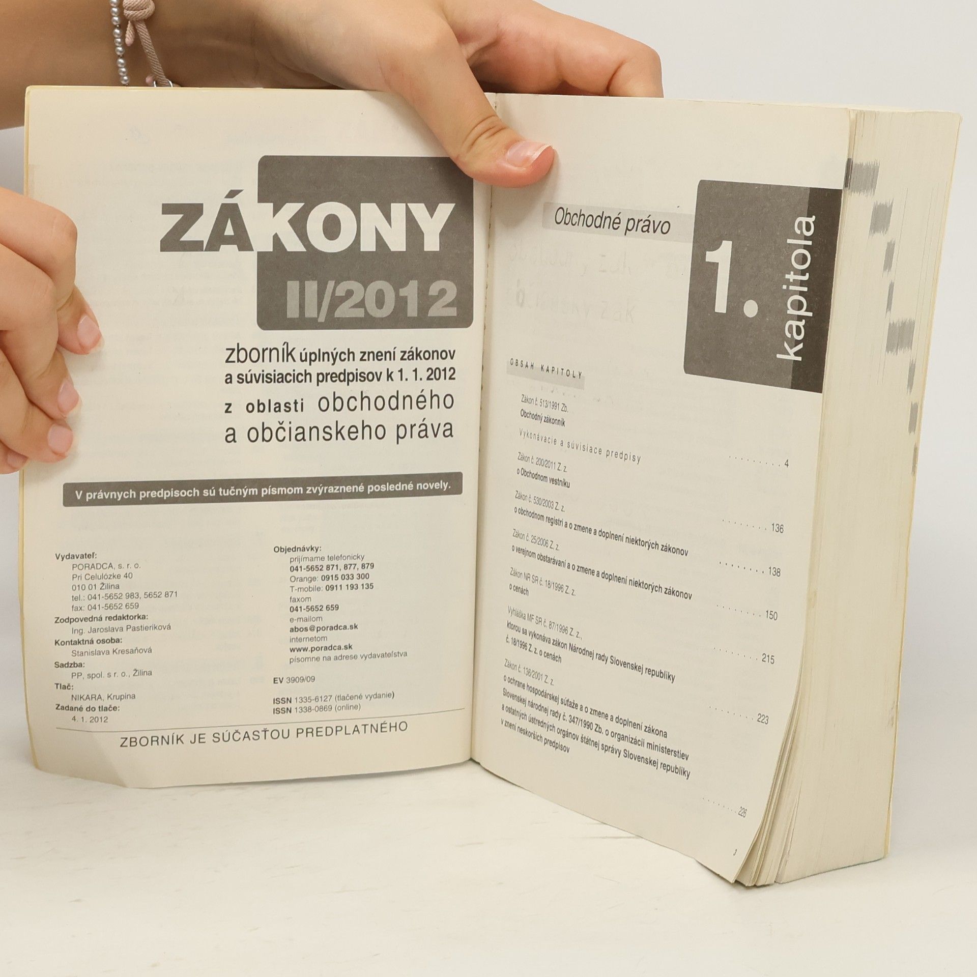 Auteurscollectief Zákony II/2012