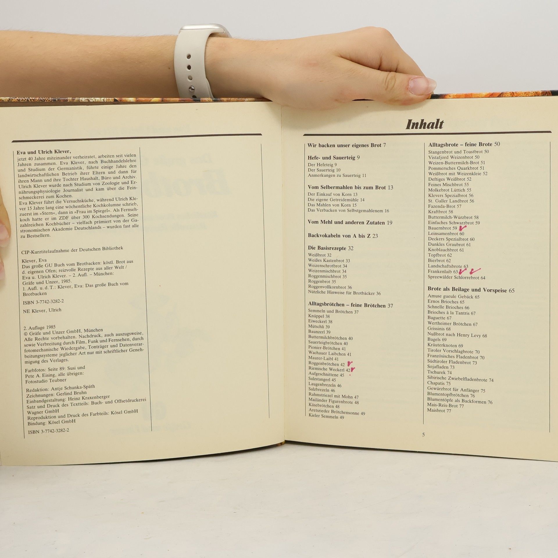 Eva Klever Das grosse Buch vom Brotbacken