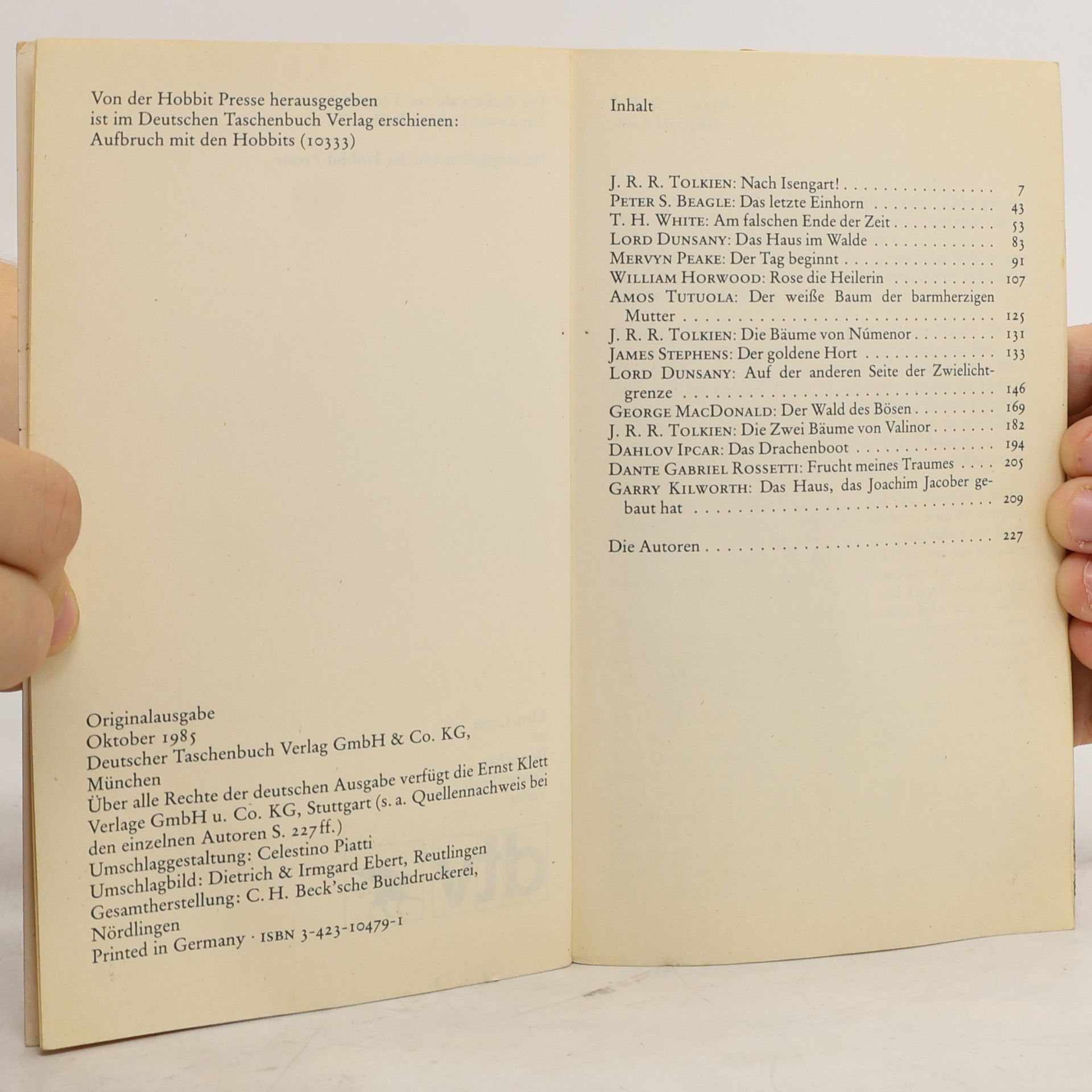 Peter S. Beagle Der Zauberwald von Fangorn. Das Zweite Fantasy-Buch