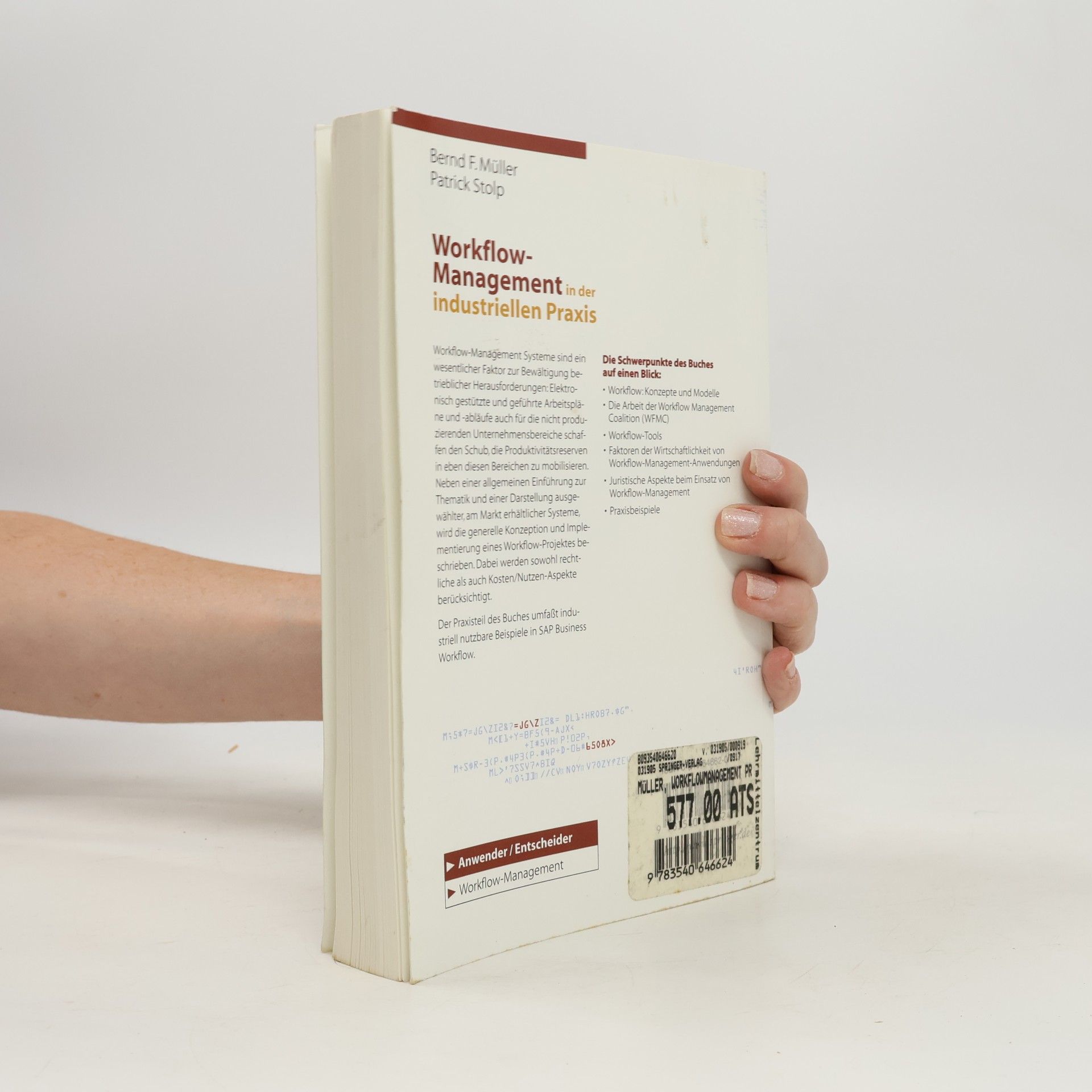 Bernd F. Müller Workflow-Management in der industriellen Praxis