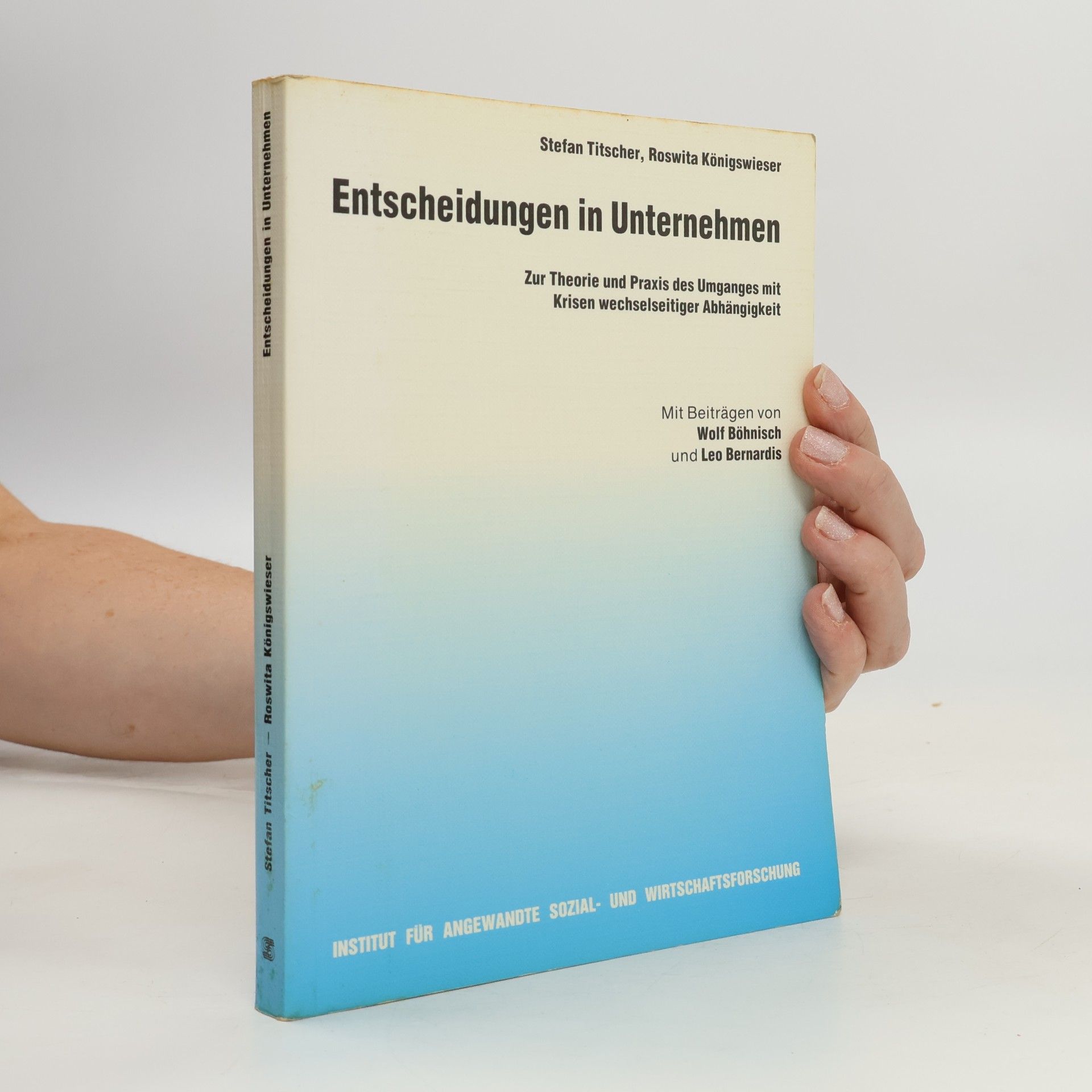 Stefan Titscher Entscheidungen in Unternehmen