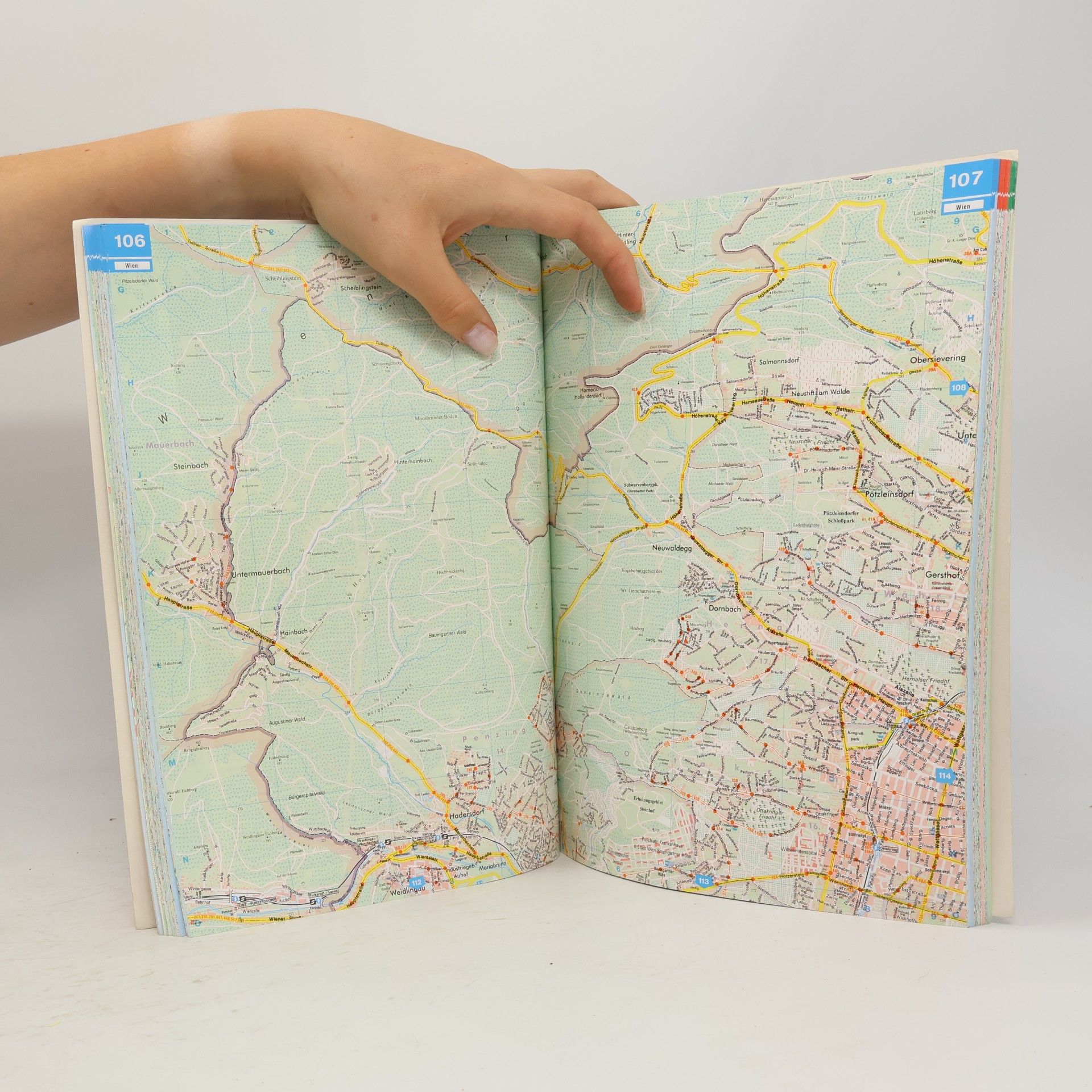 Atlas Österreich, Strassen & Städte