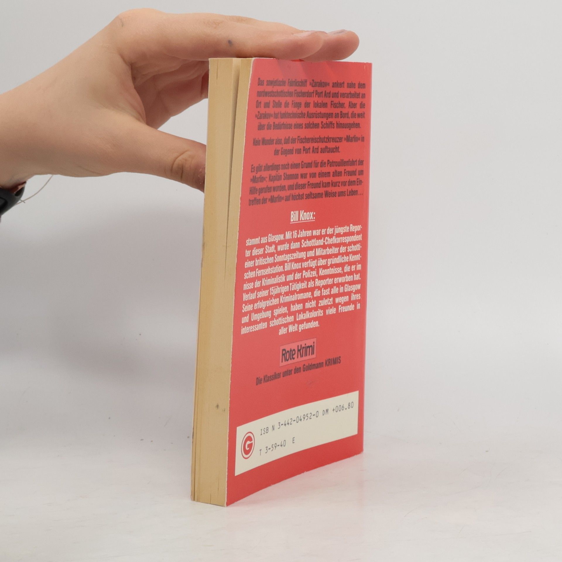 Bill Knox Rote Krimi - 4952: Makrelen und Mord
