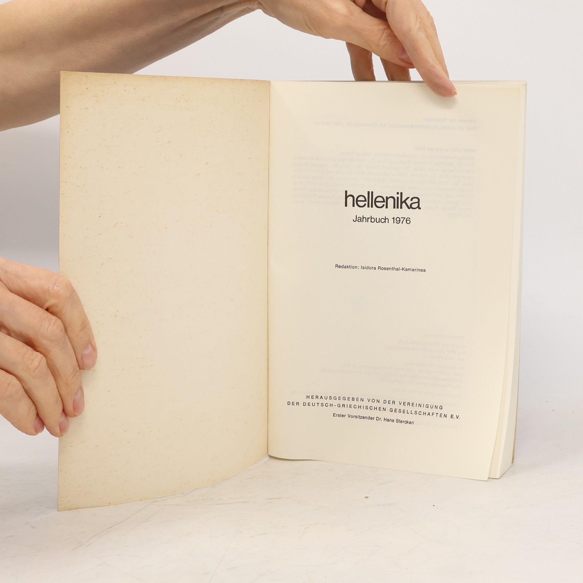 kolektiv Hellenika: Jahrbuch 1976