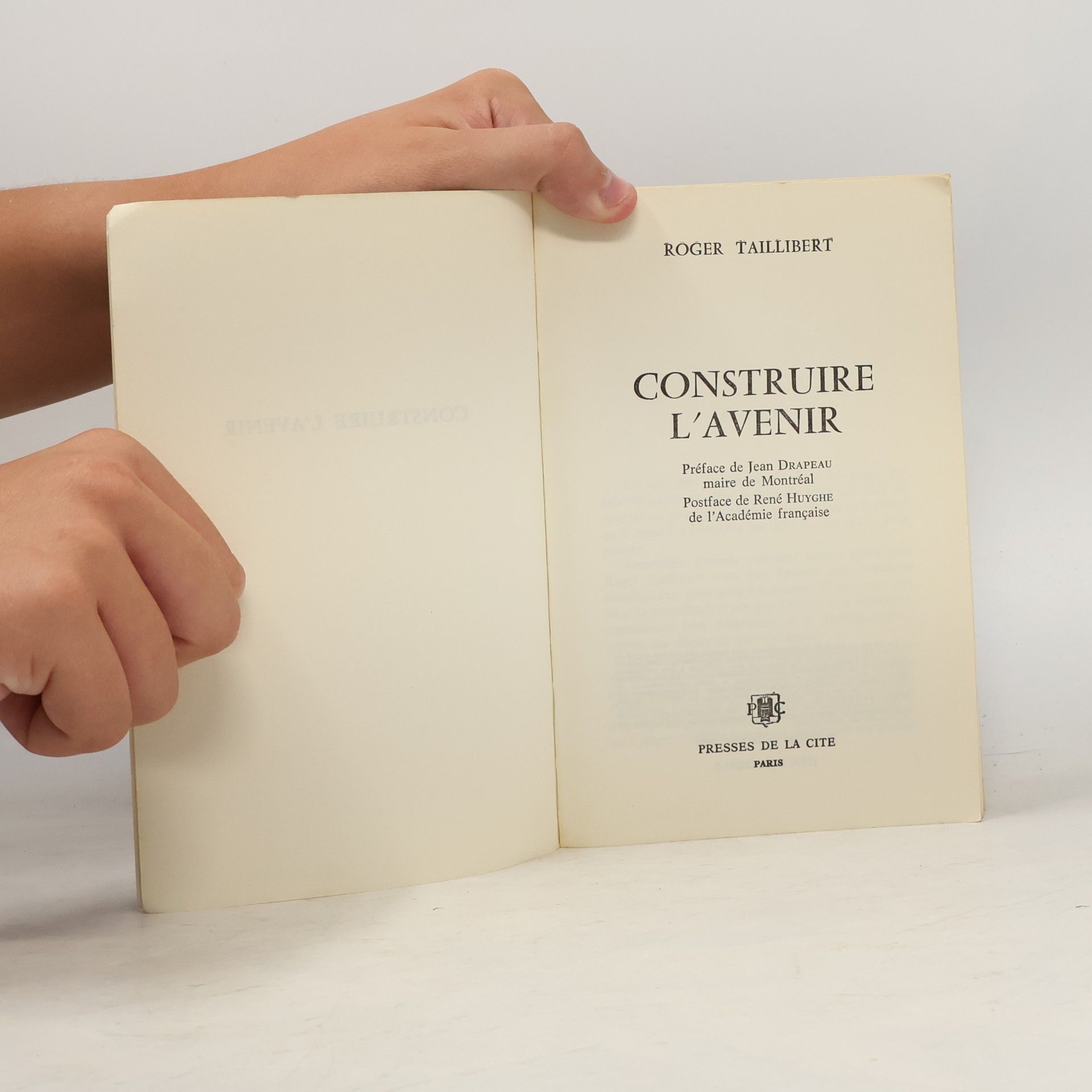 Roger Taillibert Construire l'avenir